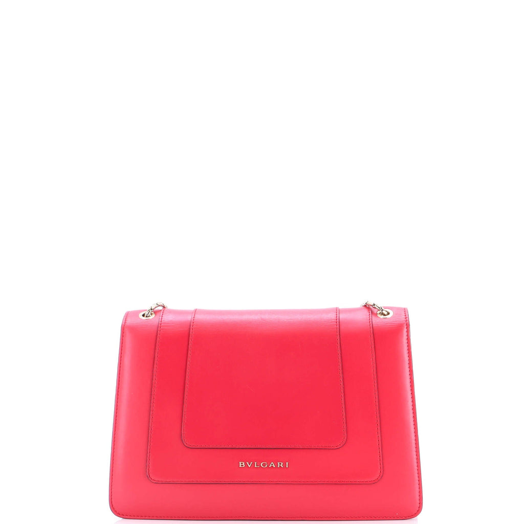 Serpenti Forever Square Shoulder Bag Leather Large