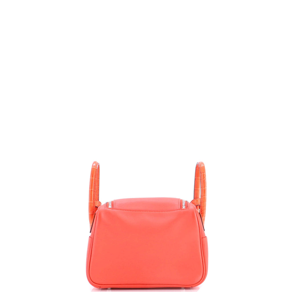 Bicolor Touch Lindy Bag Swift with Matte Alligator Mini