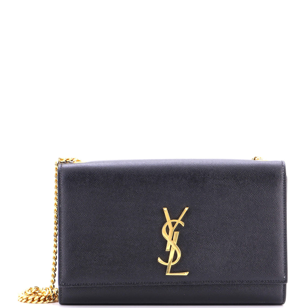 Classic Monogram Crossbody Bag Grainy Leather Medium
