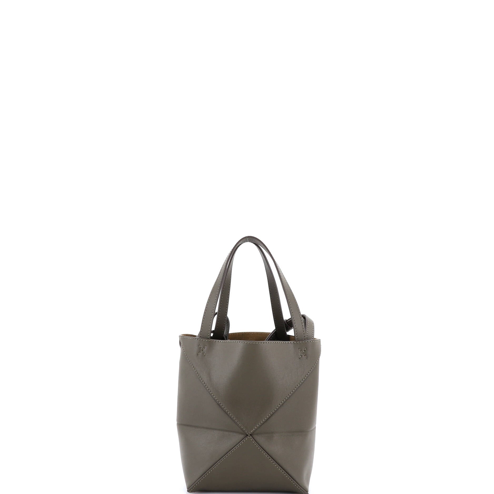 Puzzle Fold Tote Leather Mini