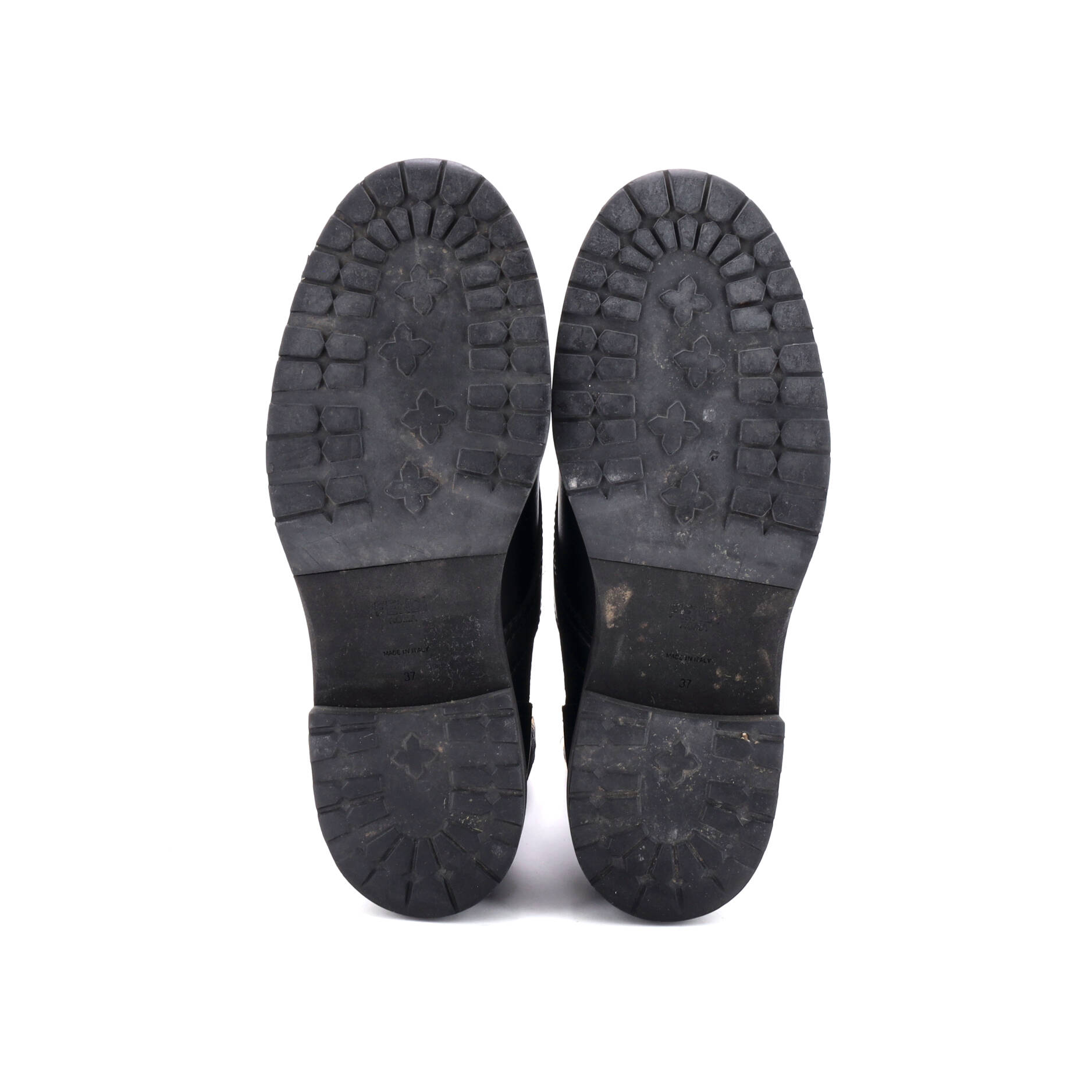 Women's Rockoko Combat Boots Leather with Knit Stretch Fabric and Zucca Trim