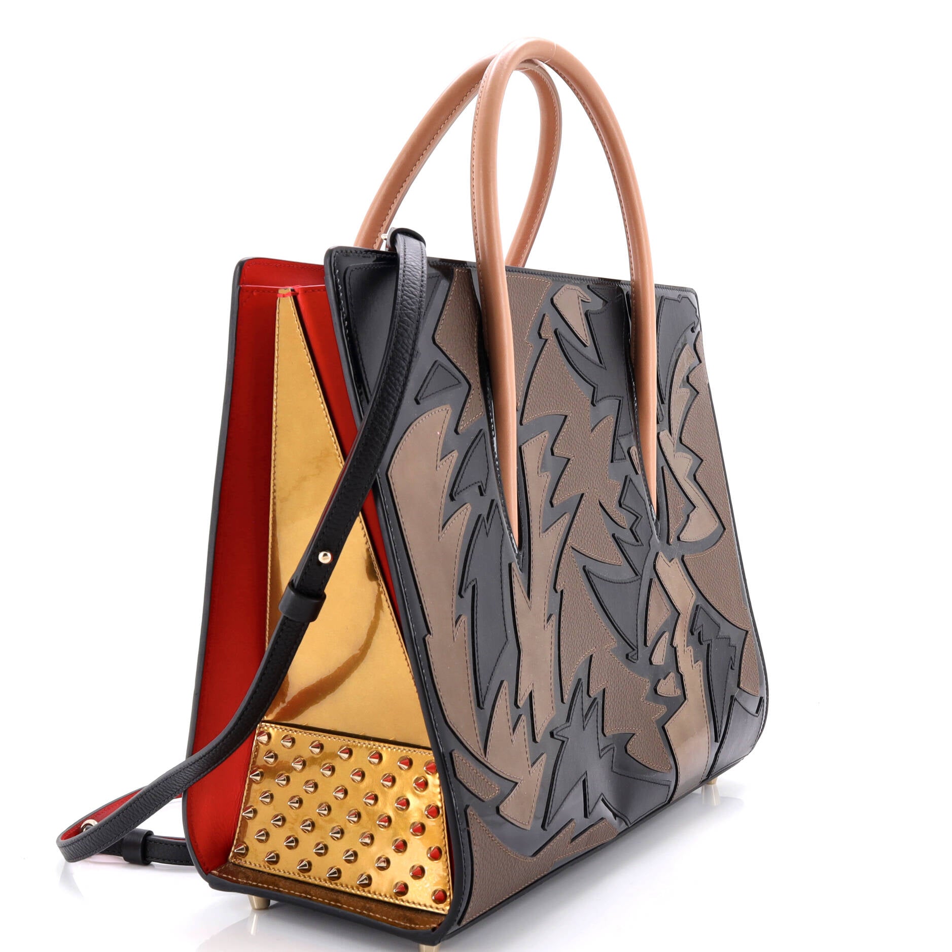 Paloma Tote Mixed Patchwork Leather Large