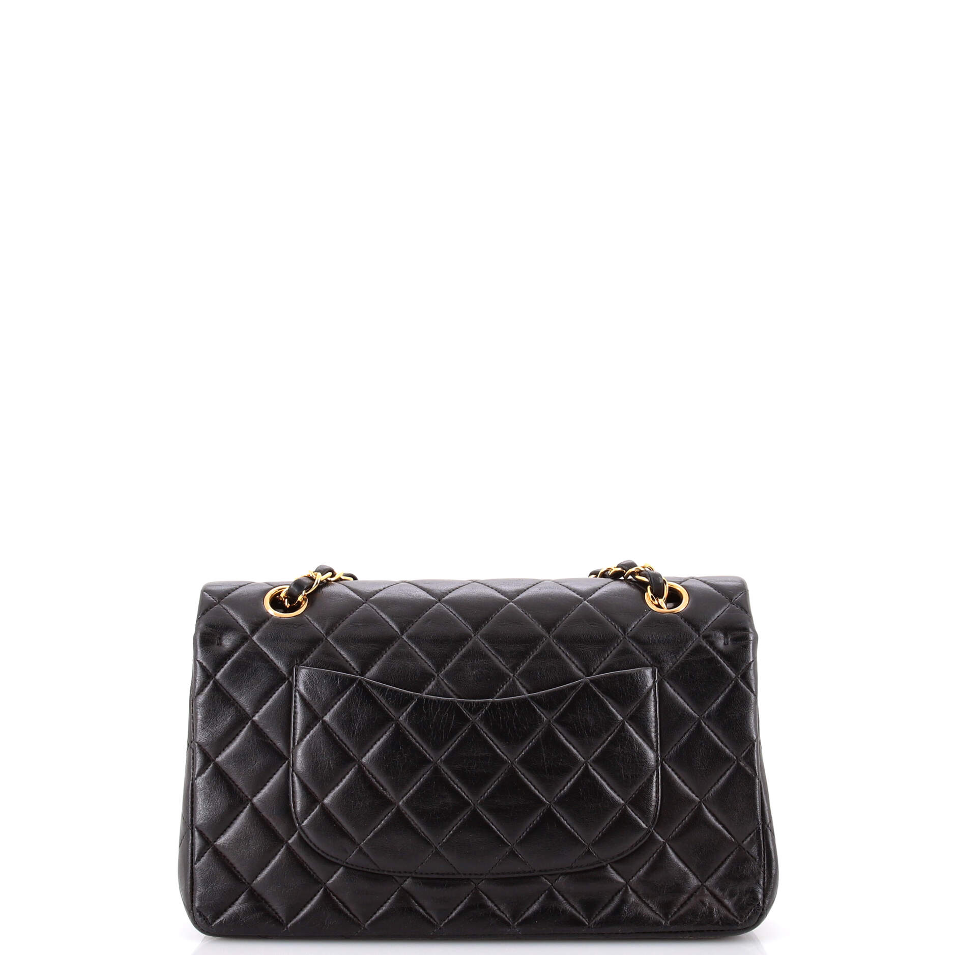 Vintage Classic Double Flap Bag Quilted Lambskin Medium