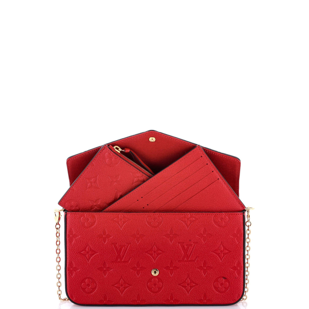 Felicie Pochette Monogram Empreinte Leather