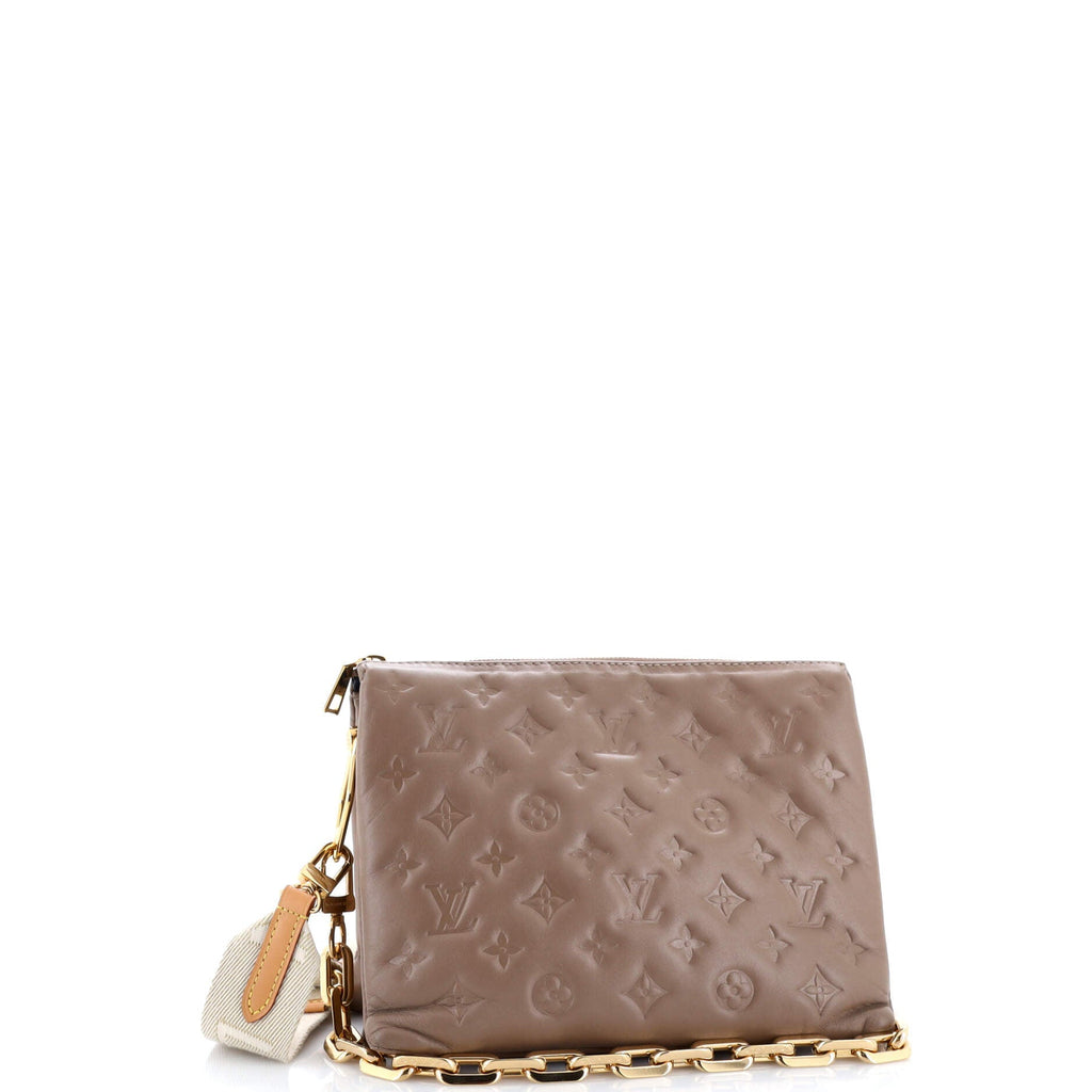 Coussin Bag Monogram Embossed Lambskin PM