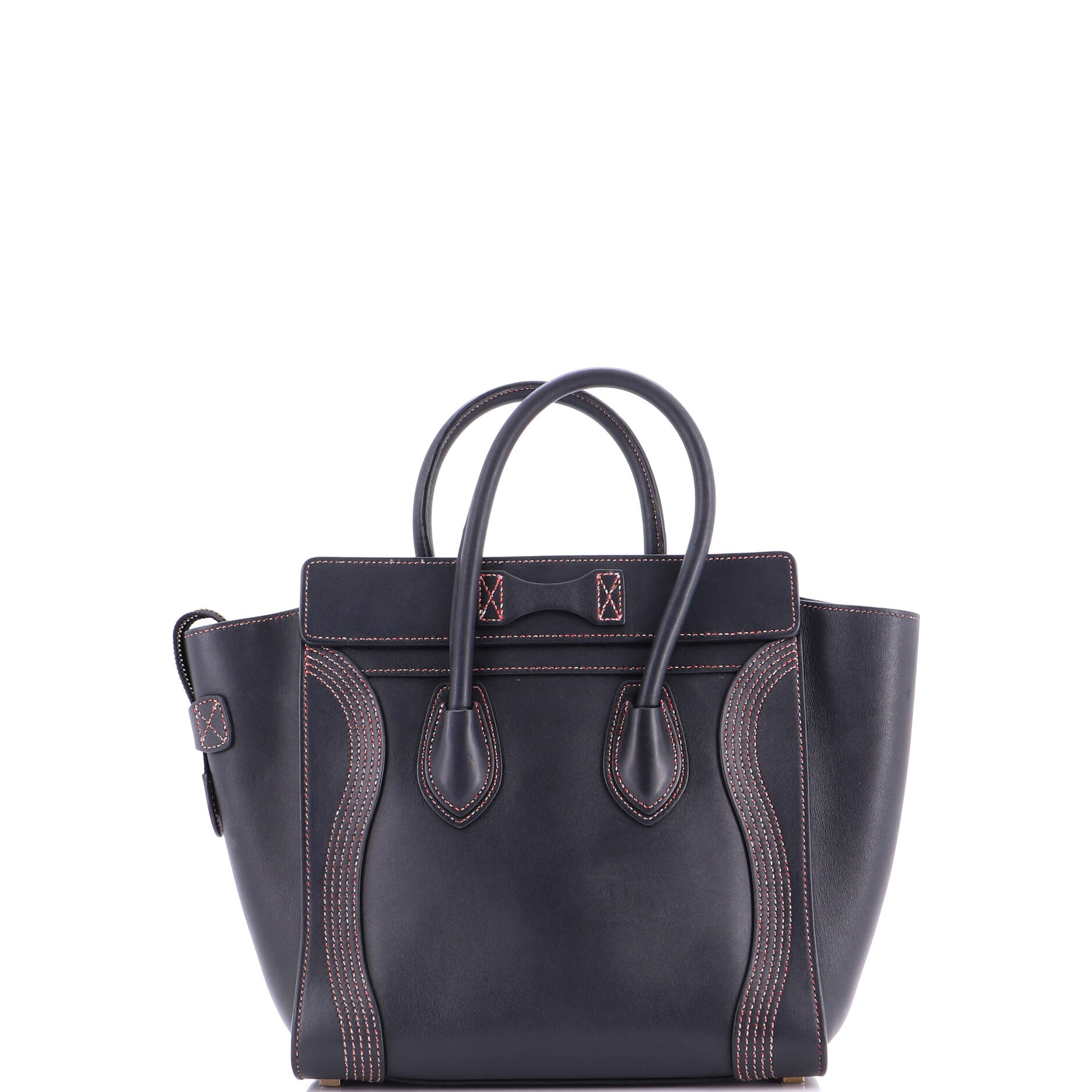 Luggage Bag Smooth Leather Micro
