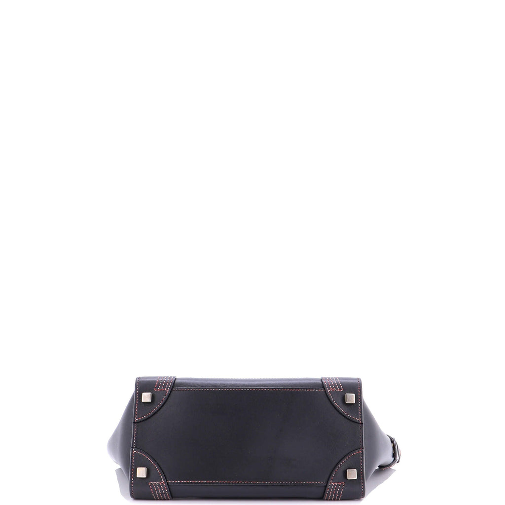 Luggage Bag Smooth Leather Micro