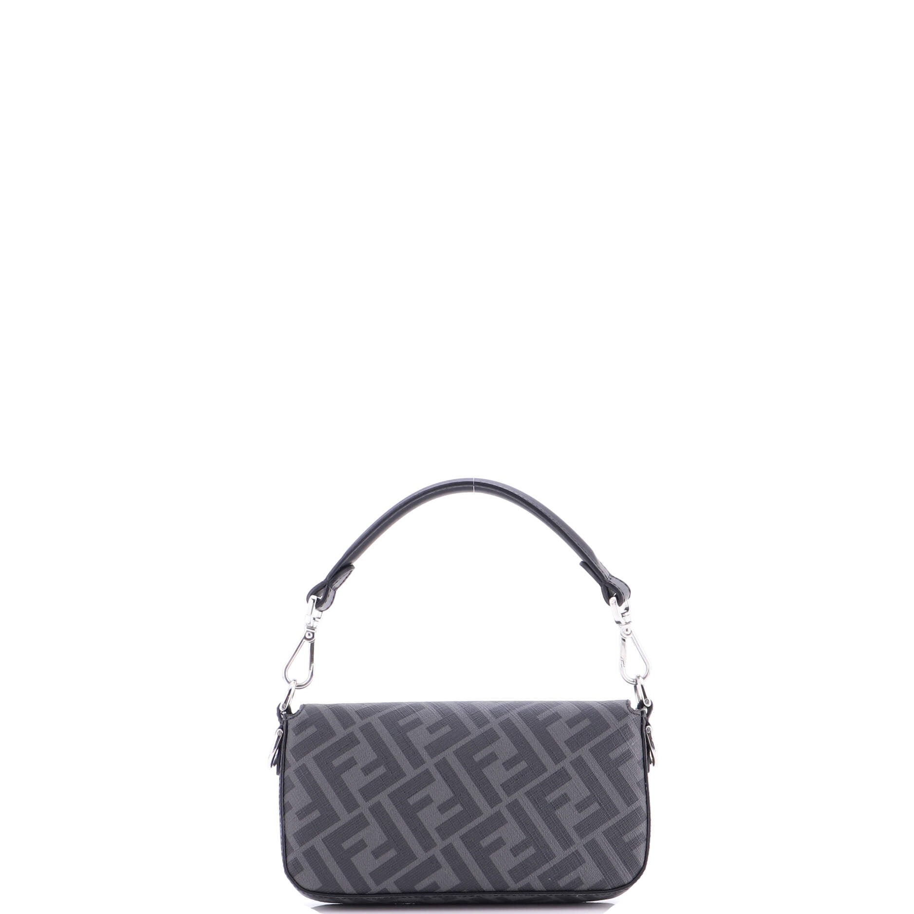 Baguette NM Bag Zucca Coated Canvas and Leather Mini