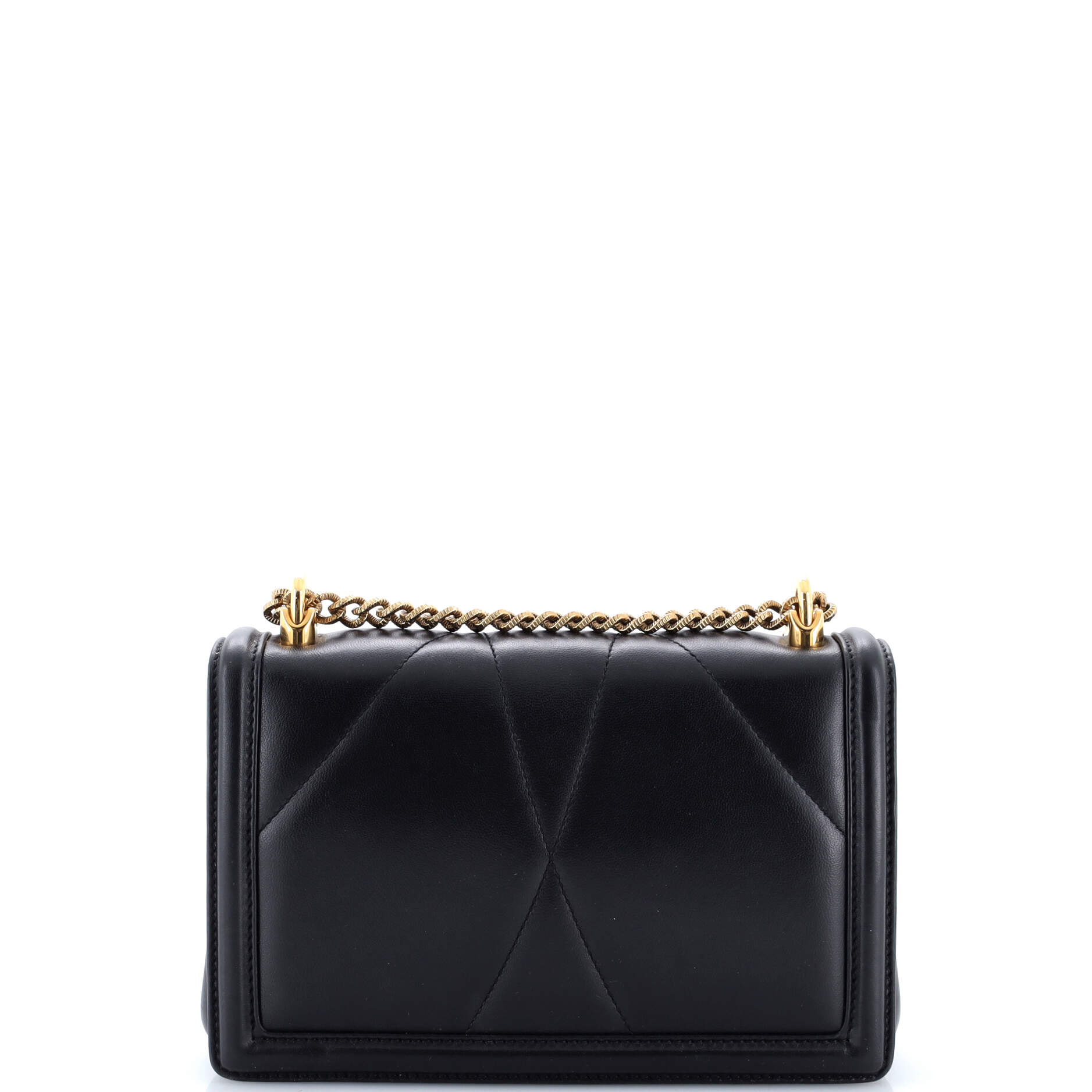 Devotion Full Flap Shoulder Bag Quilted Leather Medium
