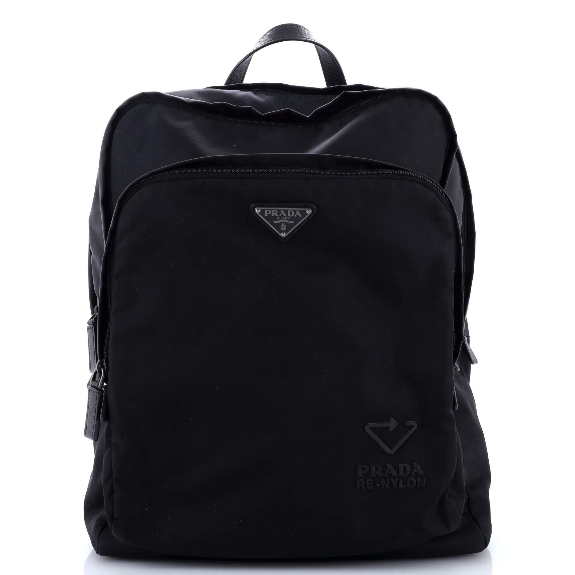 Front Pocket Zip Backpack Re-Nylon