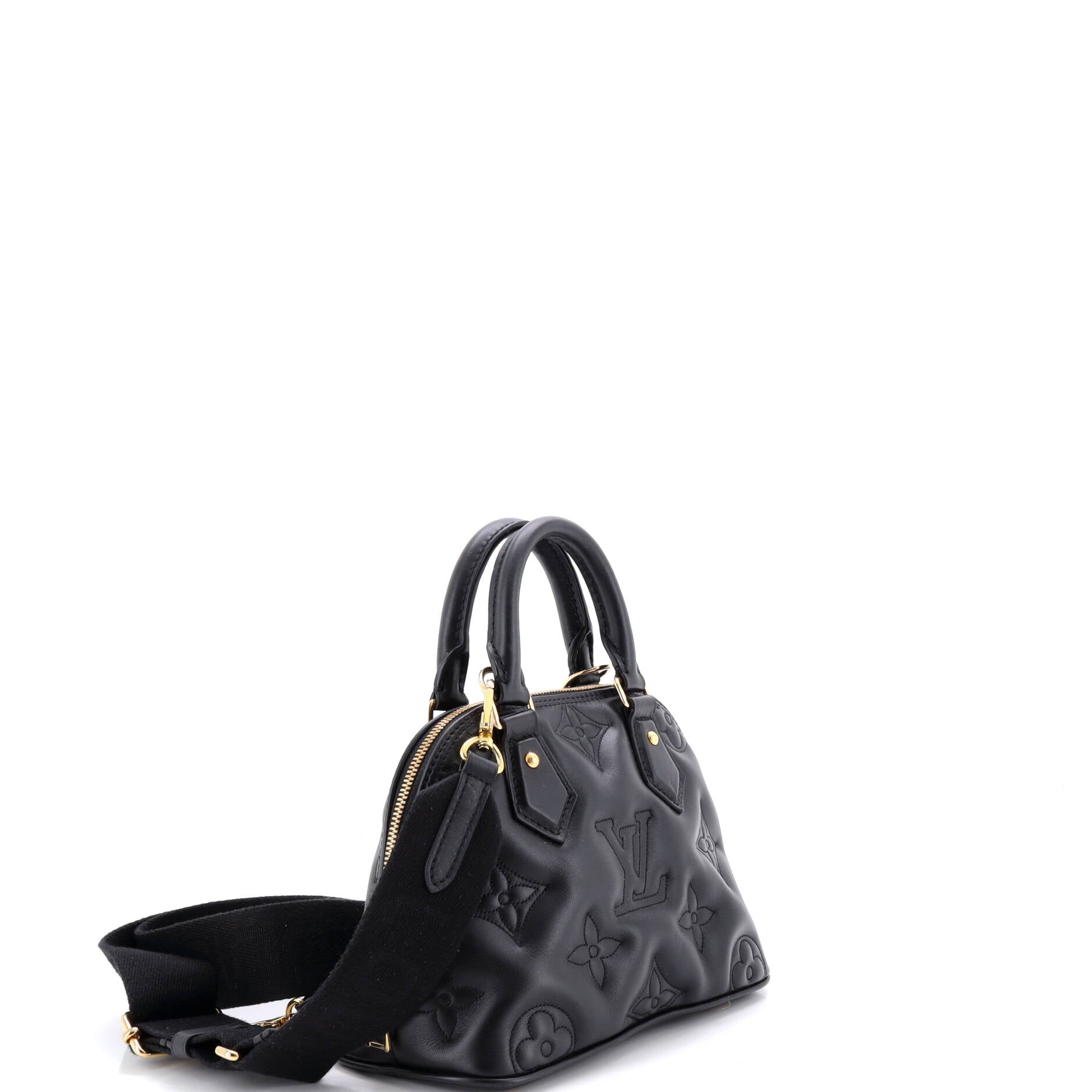 Alma Handbag Bubblegram Leather BB