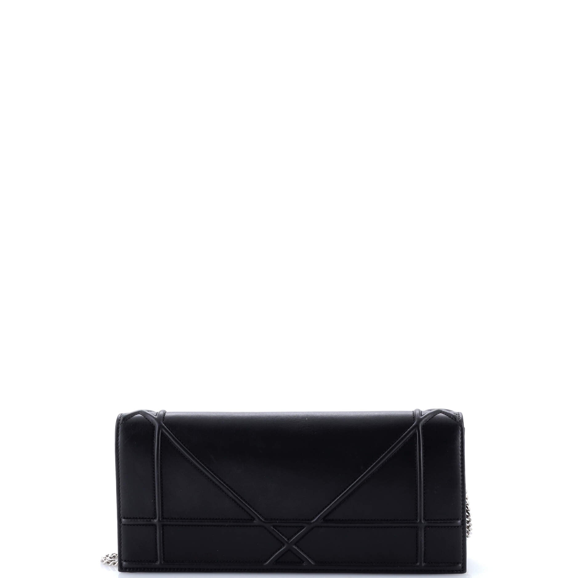 Diorama Chain Clutch Leather