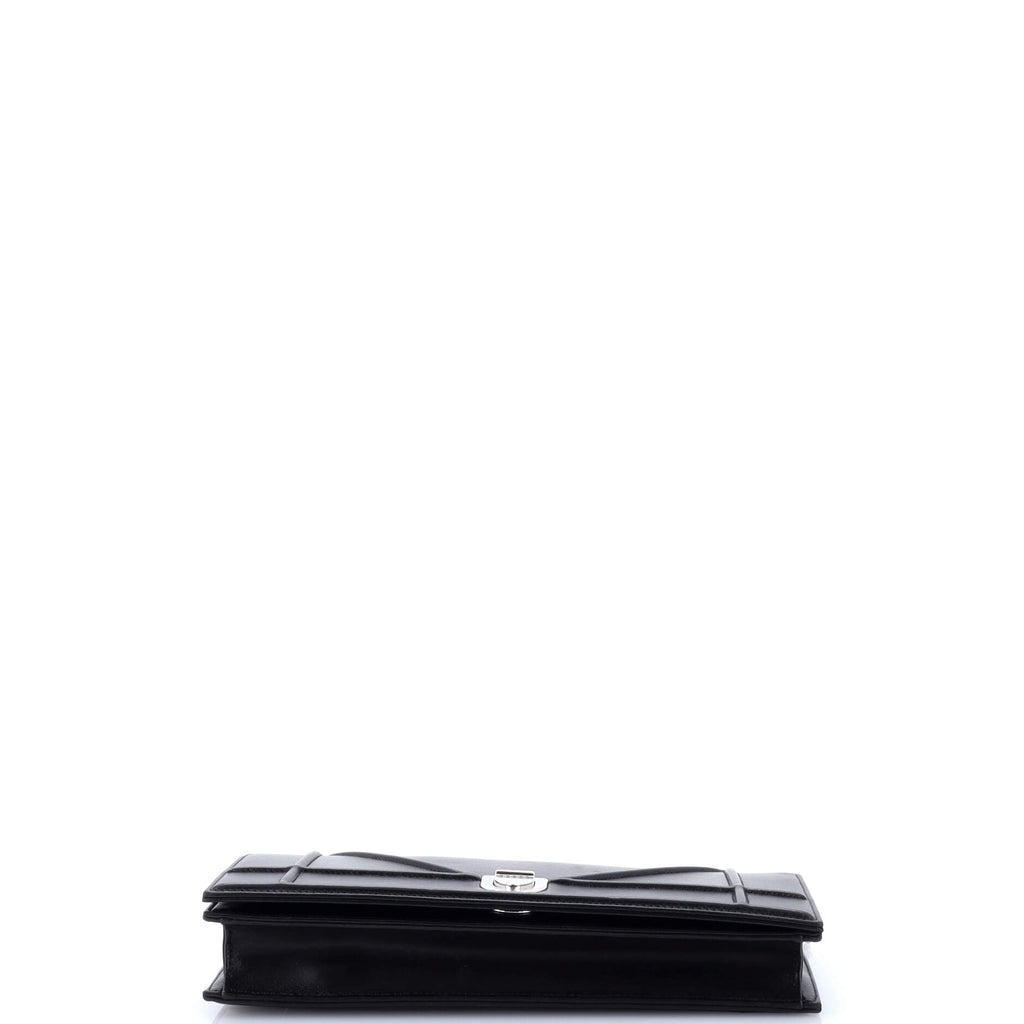 Diorama Chain Clutch Leather