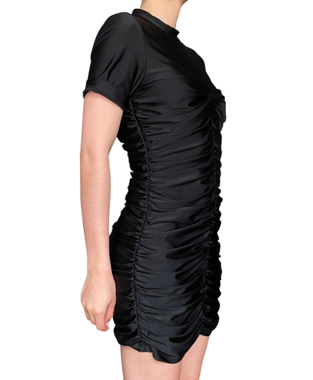 T By Alexander Wang Rouched Mini Dress - L