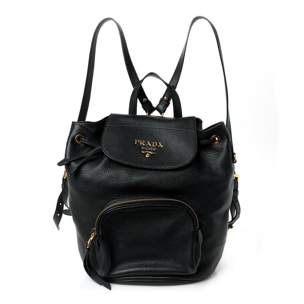 Vitello Daino Backpack Black