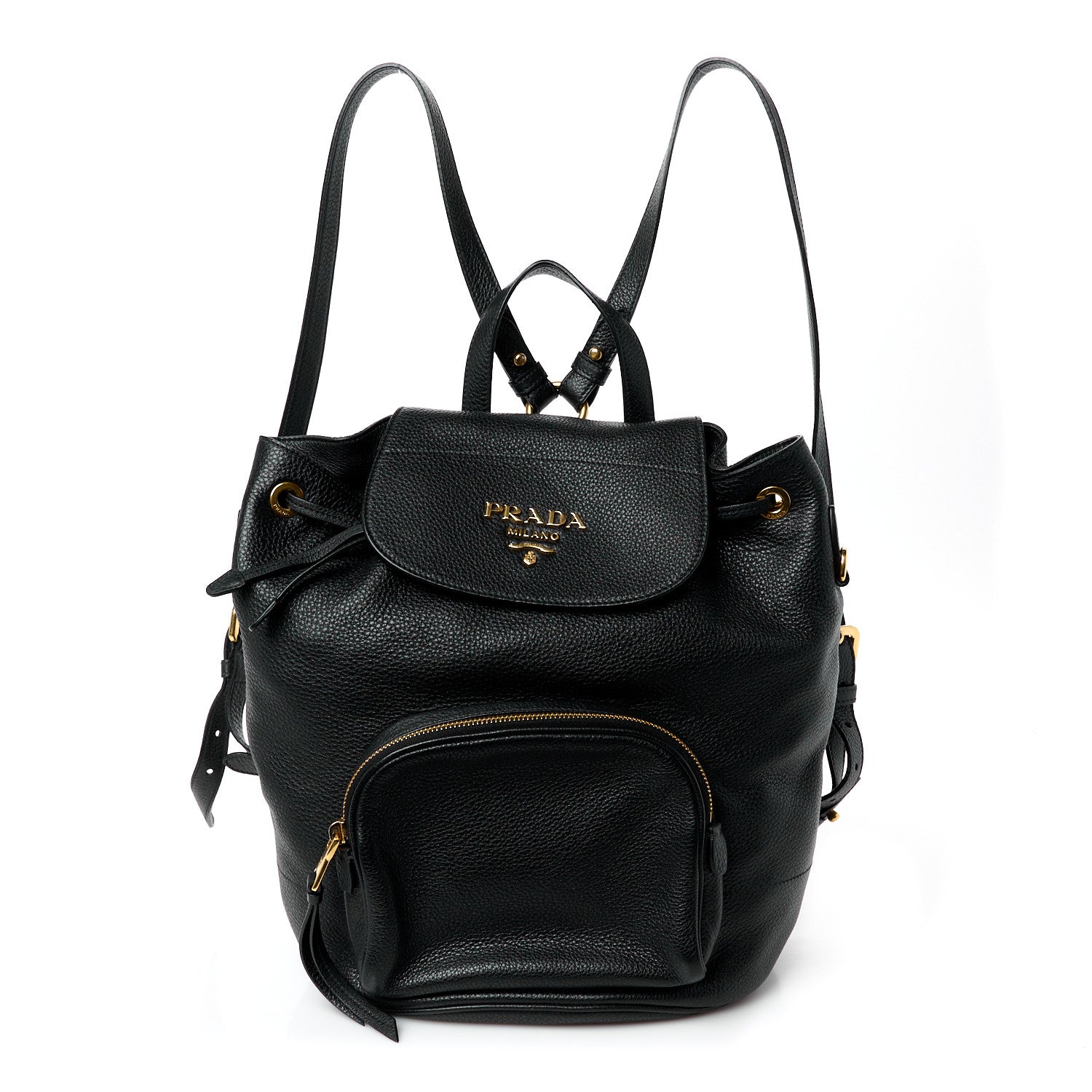 Vitello Daino Backpack Black