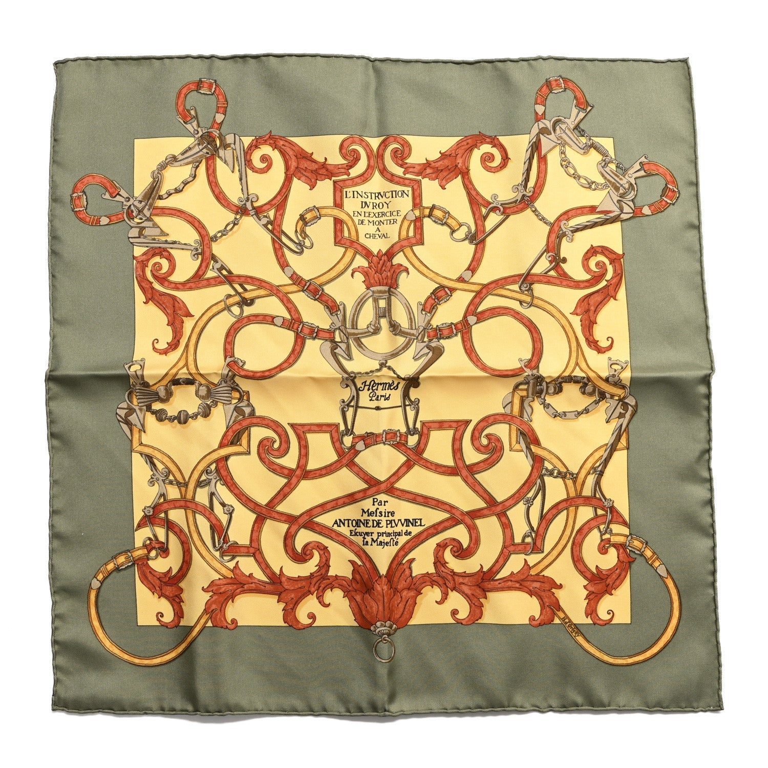 Silk L'Instruction Du Roy Scarf 45