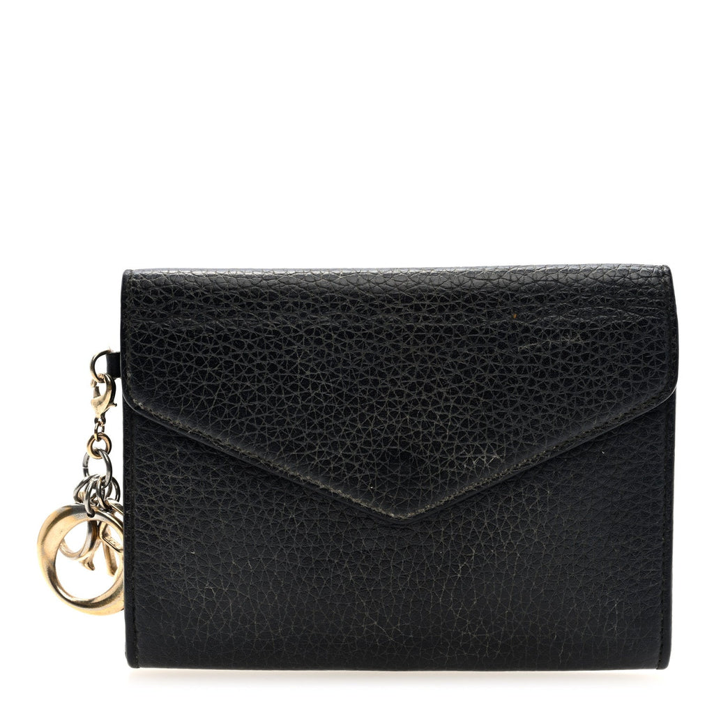 Bullcalf Diorissimo Slim Envelope Wallet Black Rose Indien