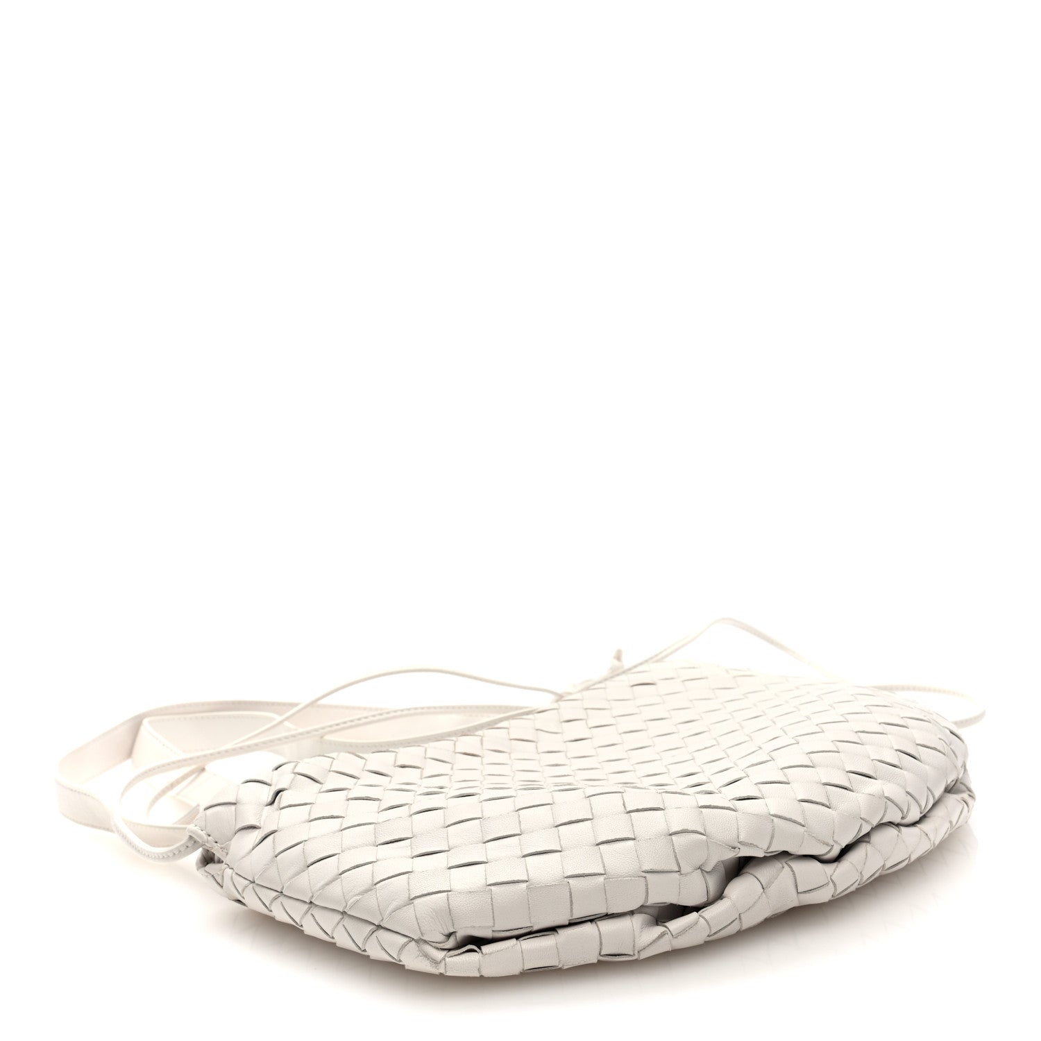 Nappa Intrecciato Small Bulb White