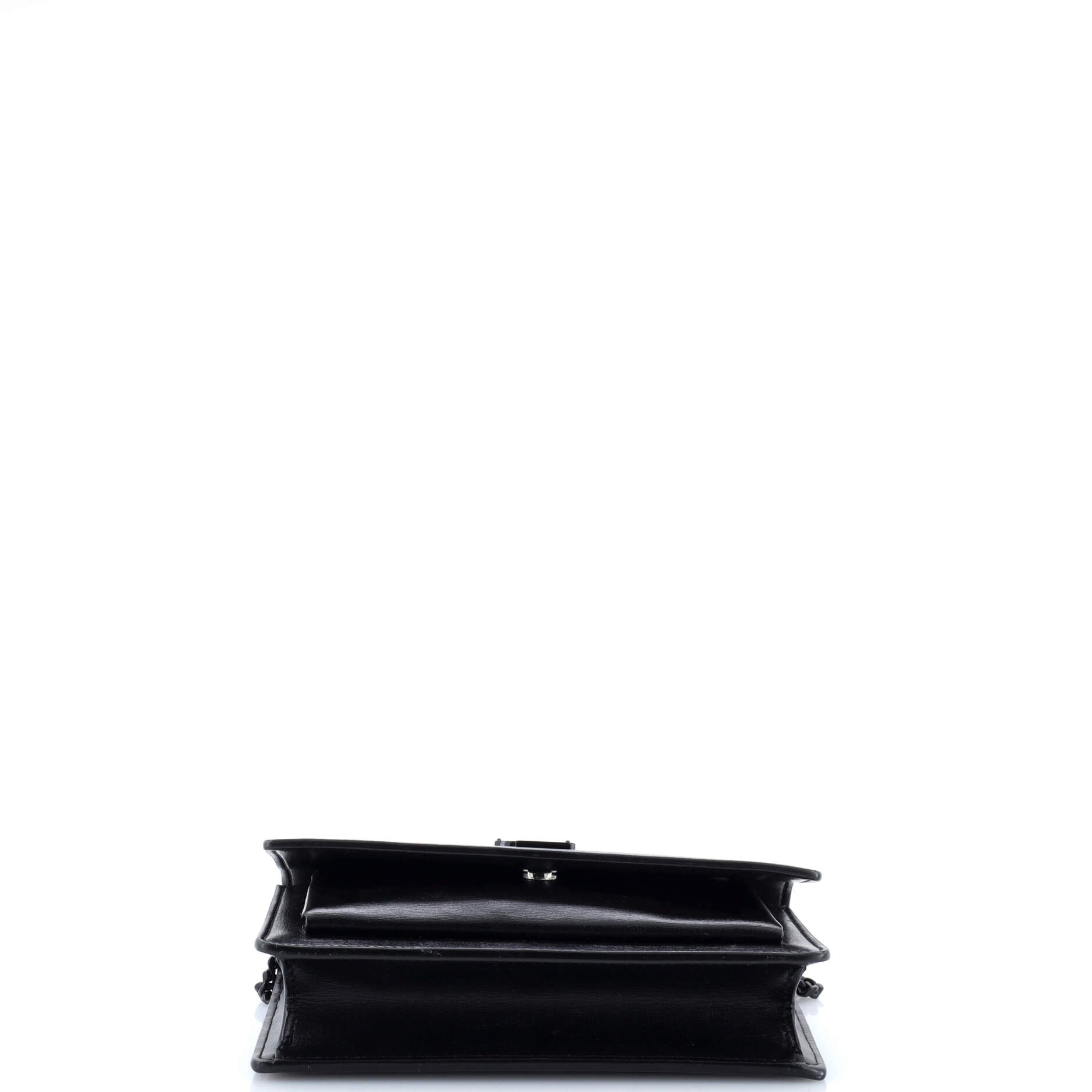 Sunset Top Handle Chain Wallet Leather