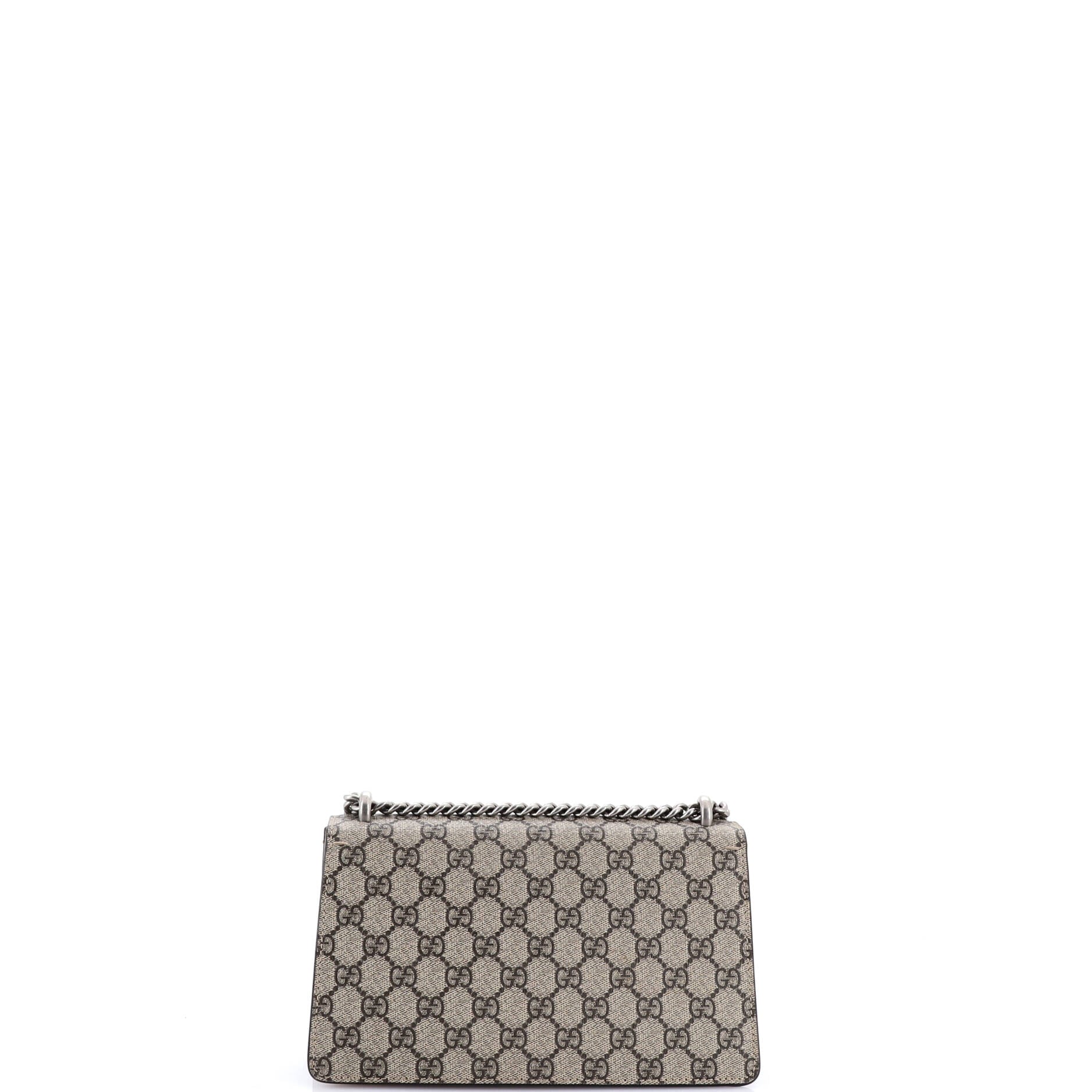 Dionysus Bag GG Coated Canvas with Crystal Embellished Metal Small