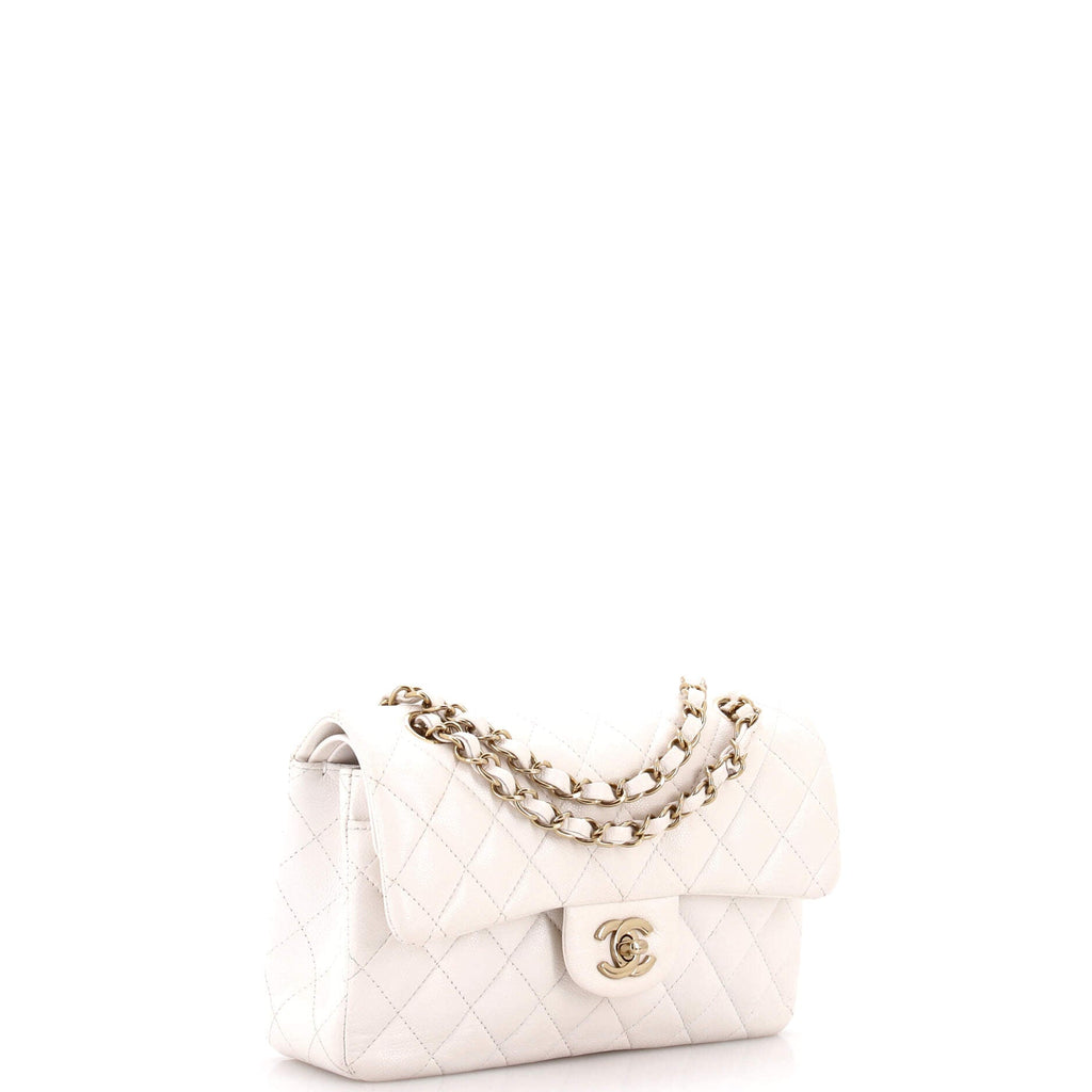 Classic Double Flap Bag Quilted Caviar Small