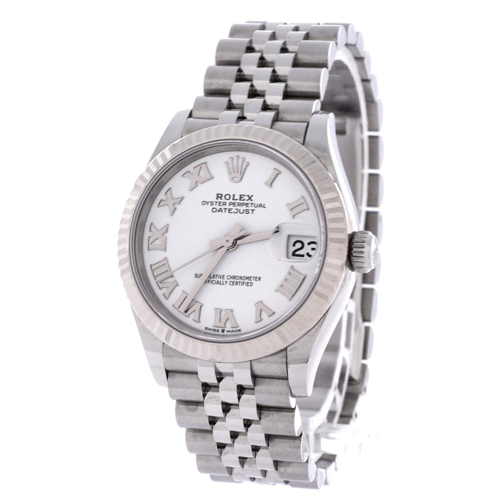 Oyster Perpetual Datejust Automatic Watch Stainless Steel and White Gold 31