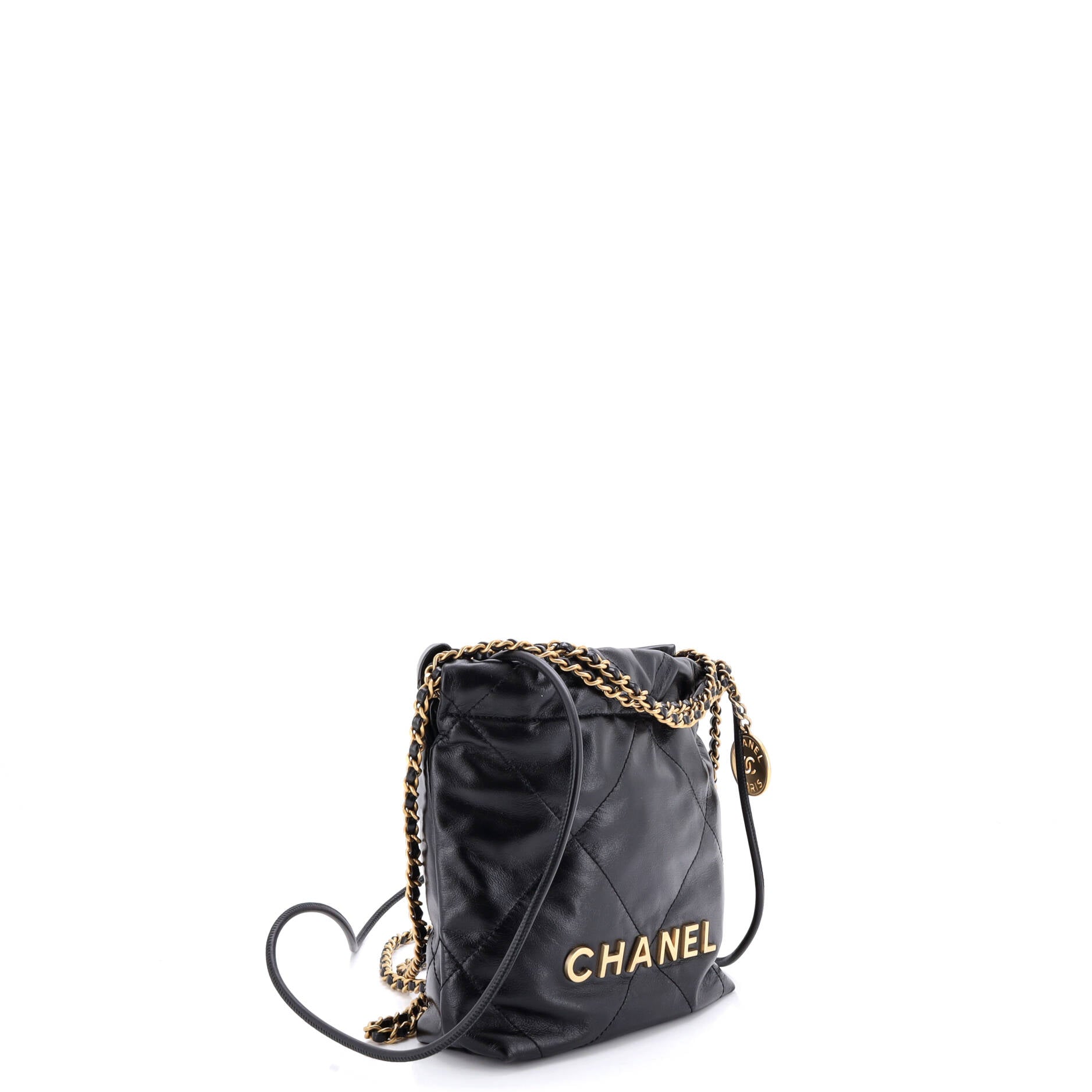 22 Chain Hobo Quilted Calfskin Mini