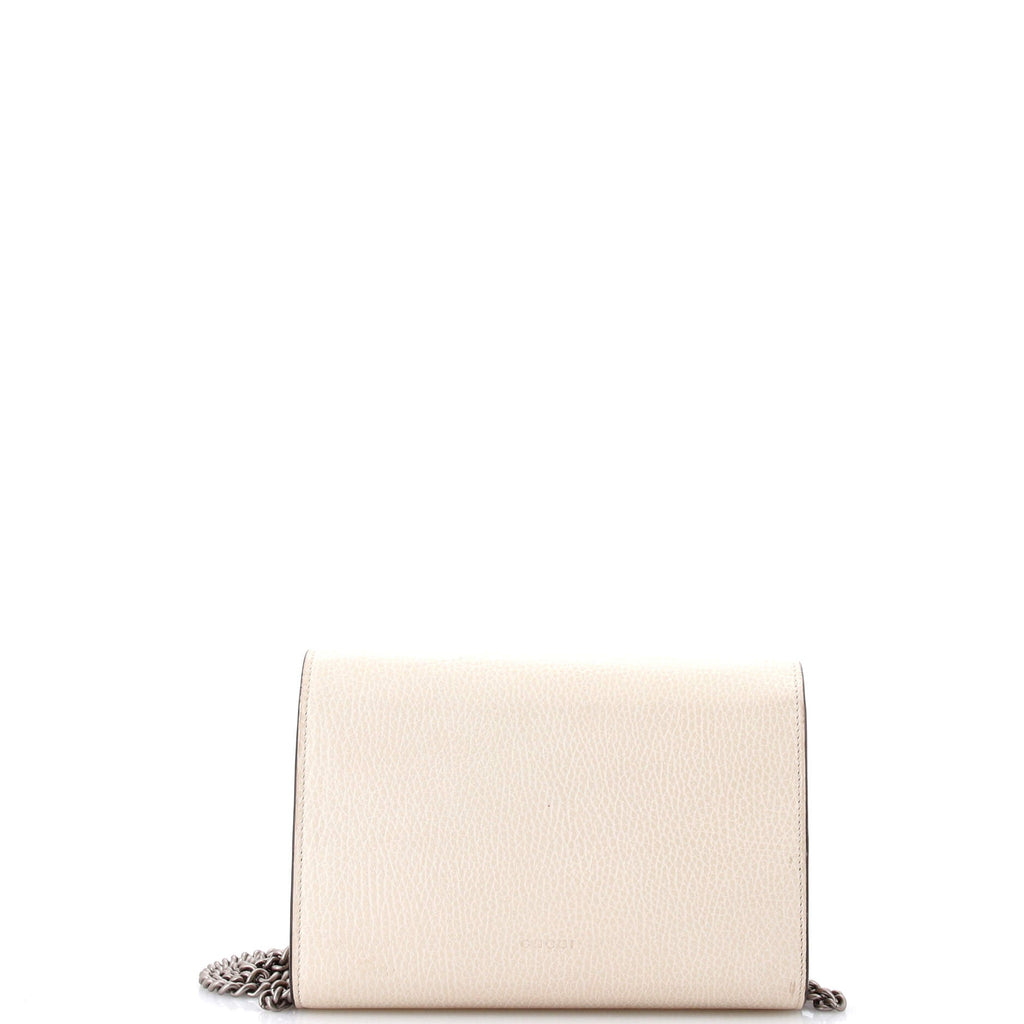 Dionysus Chain Wallet Leather with Embellished Detail Small