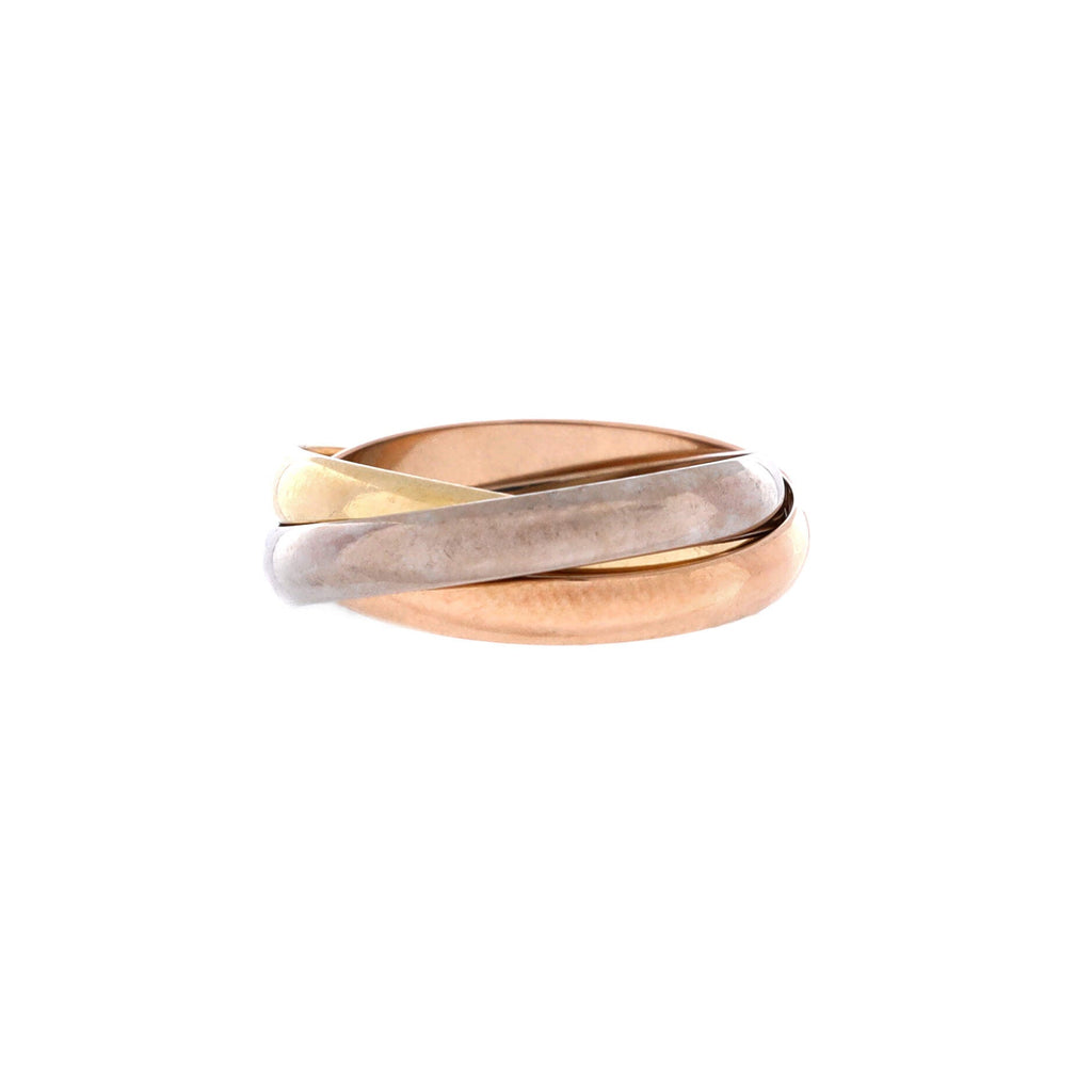 Trinity Ring 18K Tricolor Gold Small