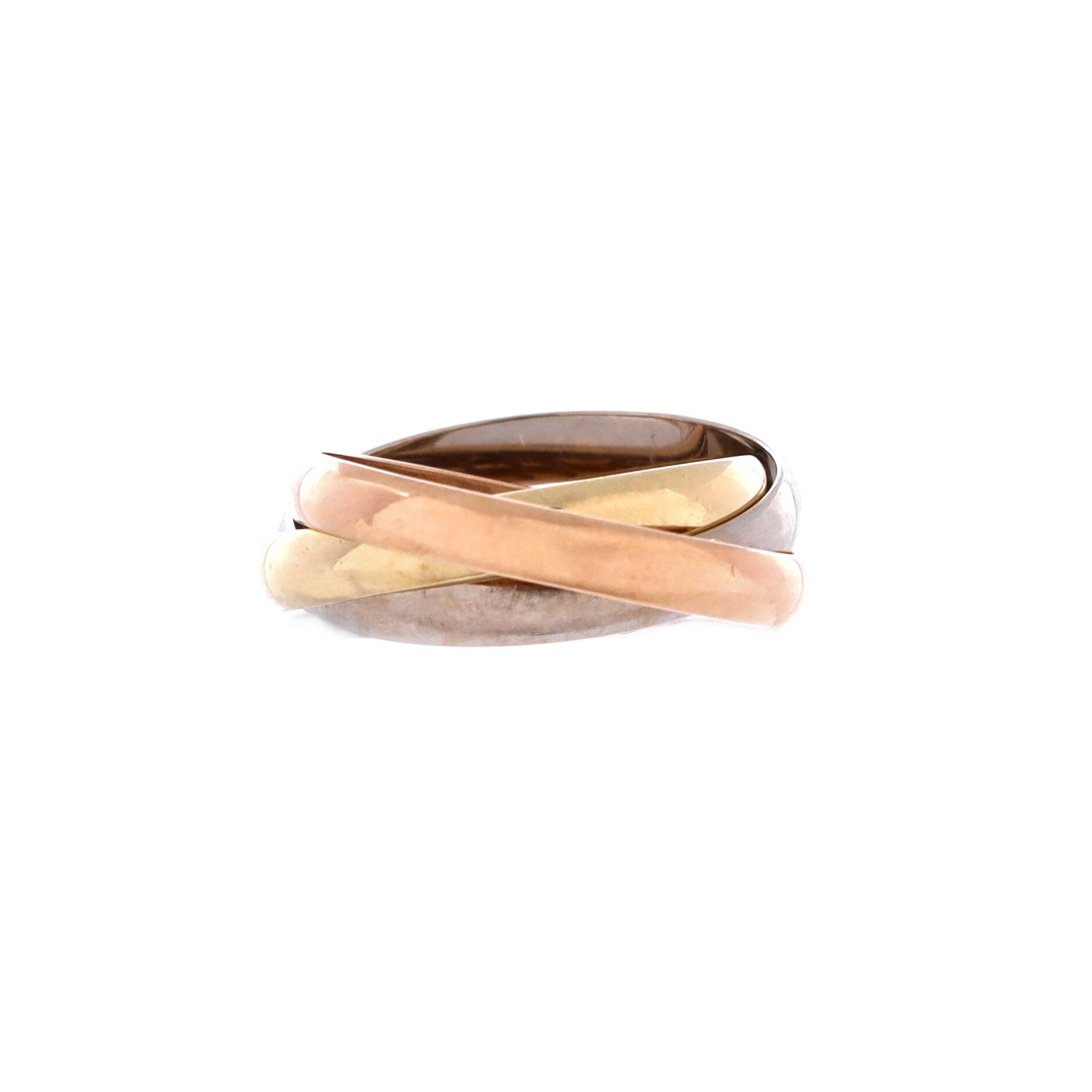 Trinity Ring 18K Tricolor Gold Small