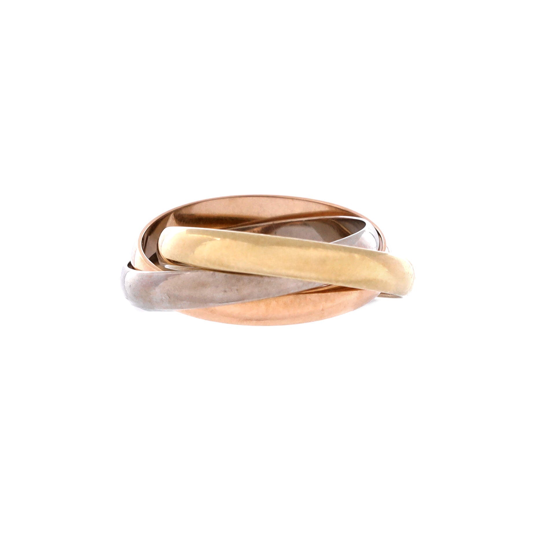Trinity Ring 18K Tricolor Gold Small