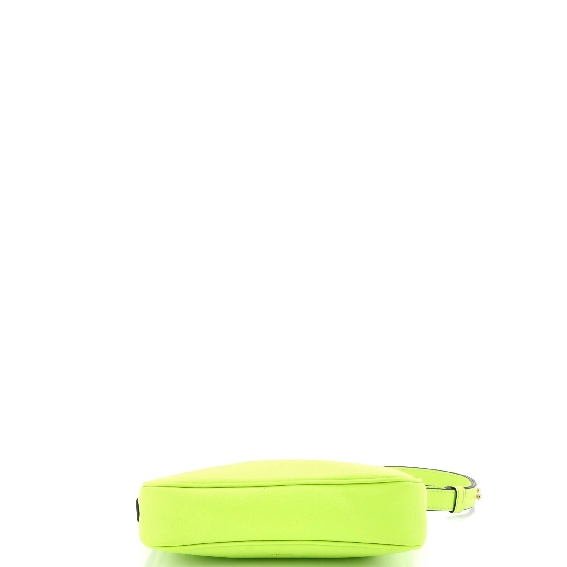 Medusa Chain Zip Shoulder Bag Leather