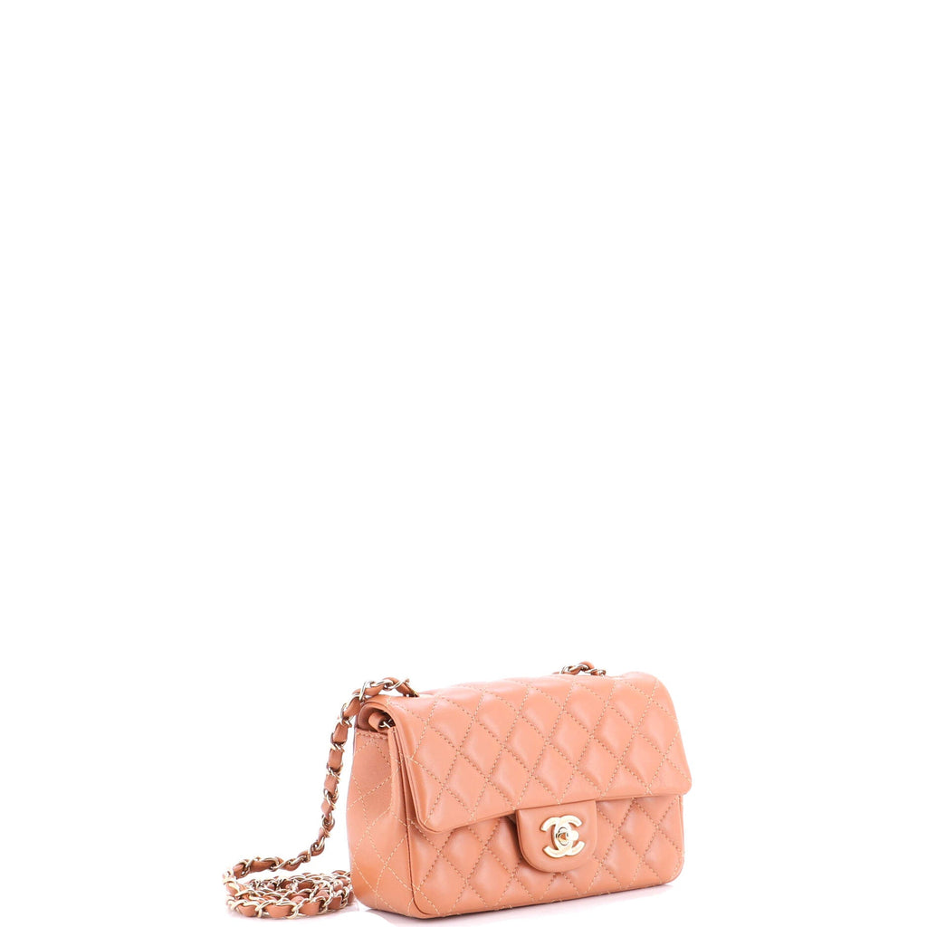 Classic Single Flap Bag Quilted Lambskin Mini