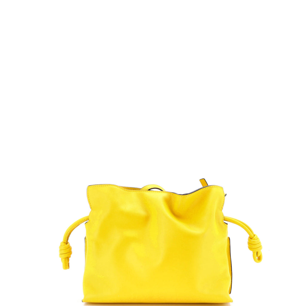Flamenco Knot Clutch Leather Mini