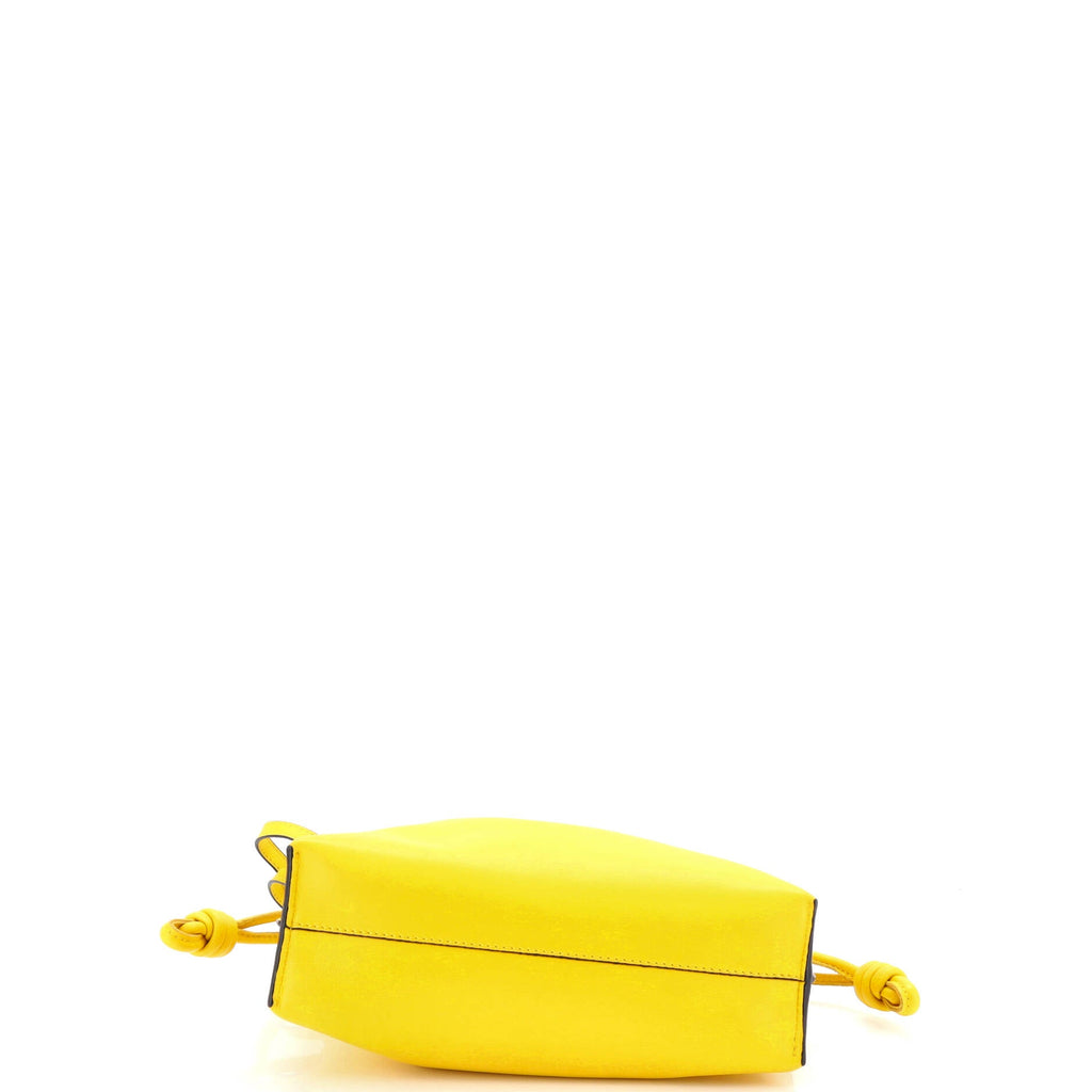 Flamenco Knot Clutch Leather Mini