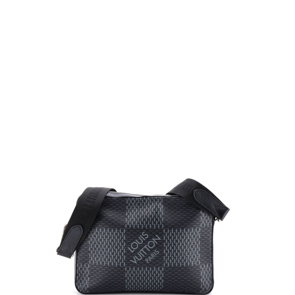 Trio Messenger Bag Limited Edition Damier Graphite 3D