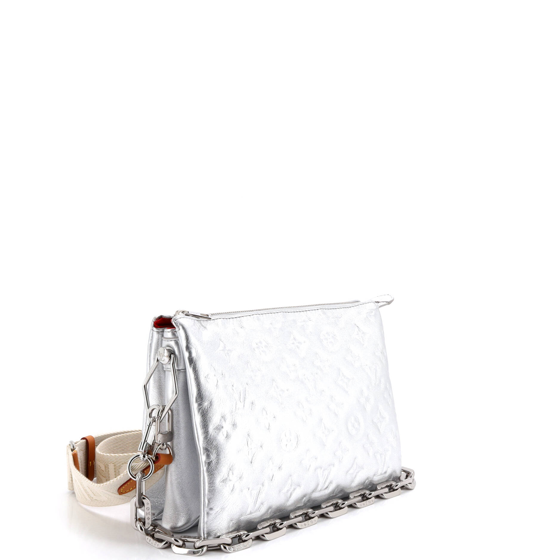 Coussin Bag Monogram Embossed Lambskin PM
