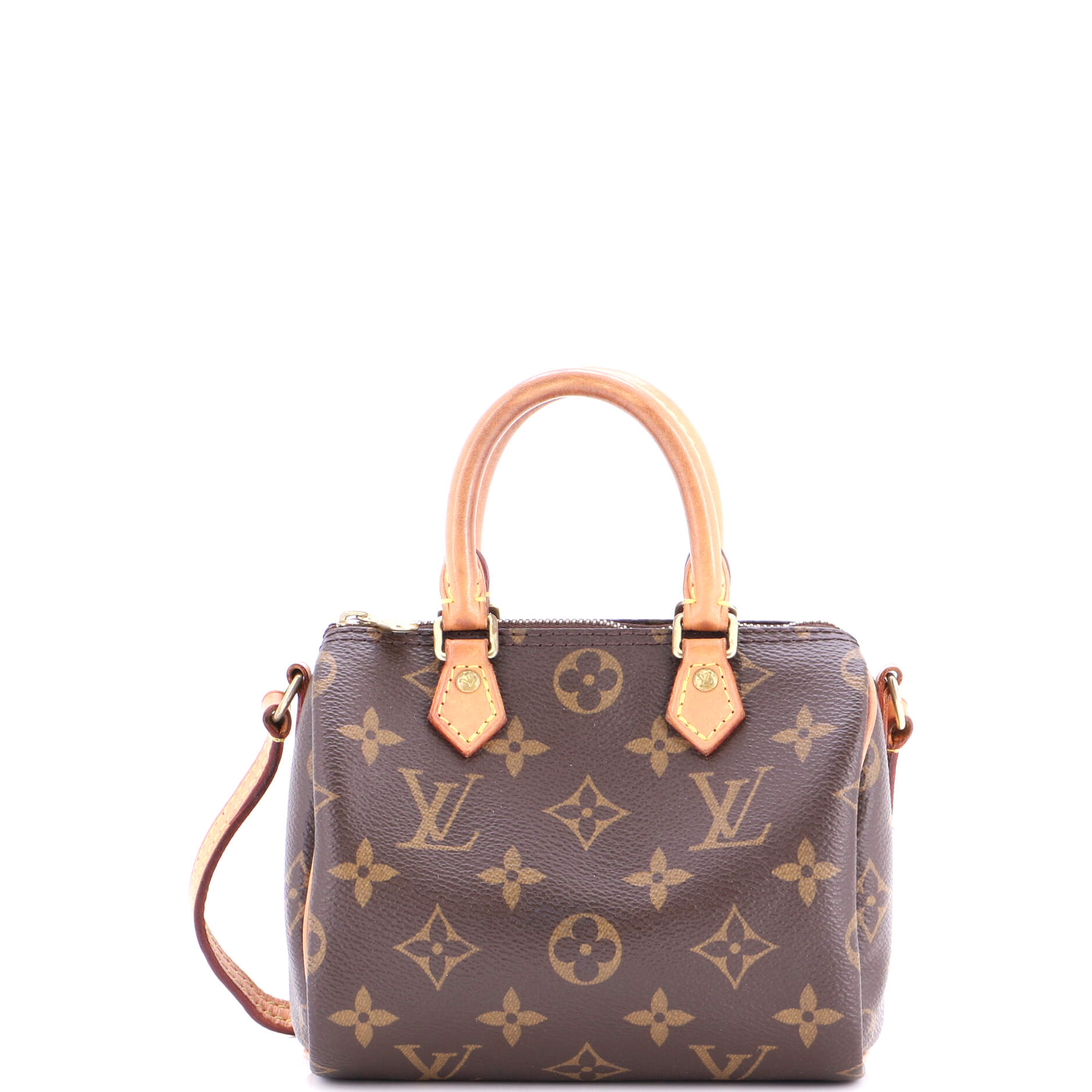 Speedy Bandouliere Bag Monogram Canvas Nano