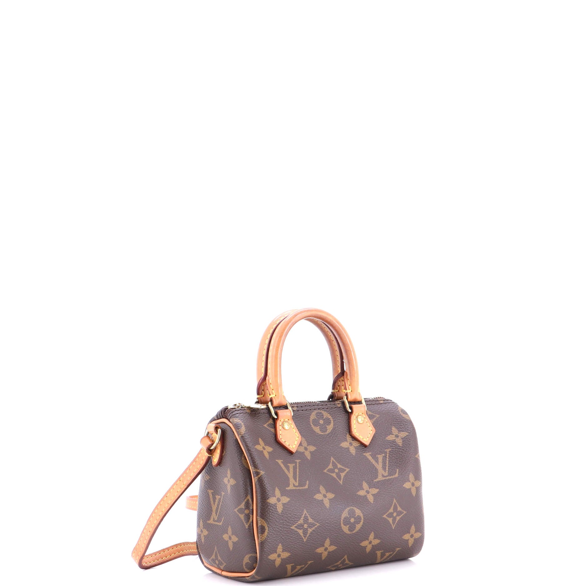 Speedy Bandouliere Bag Monogram Canvas Nano