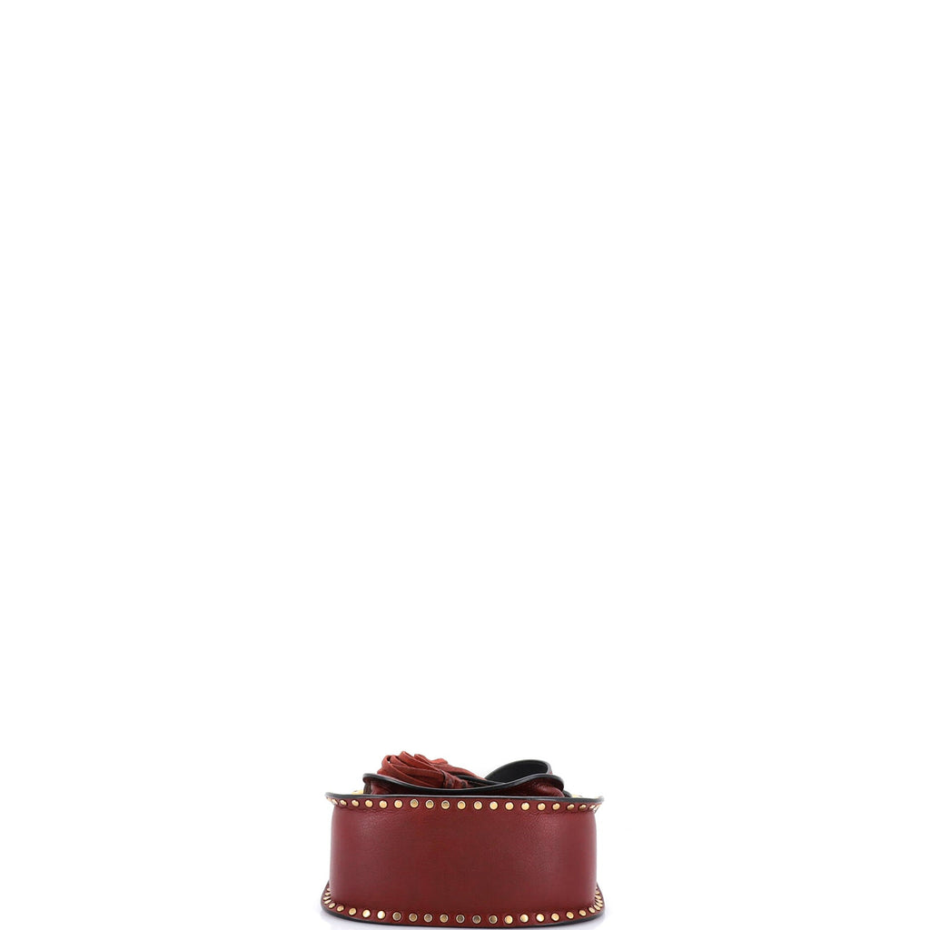 Hudson Handbag Whipstitch Leather Mini