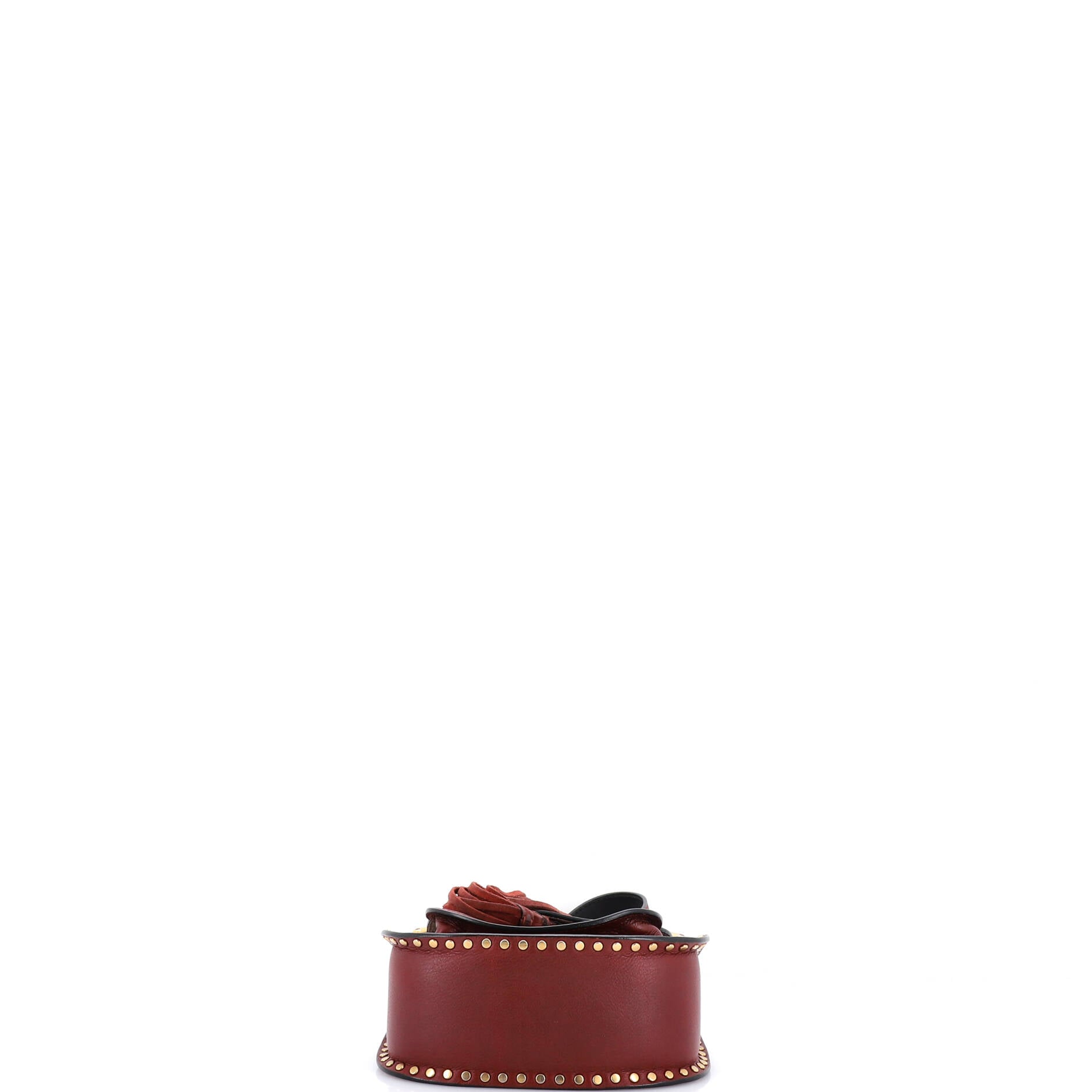 Hudson Handbag Whipstitch Leather Mini
