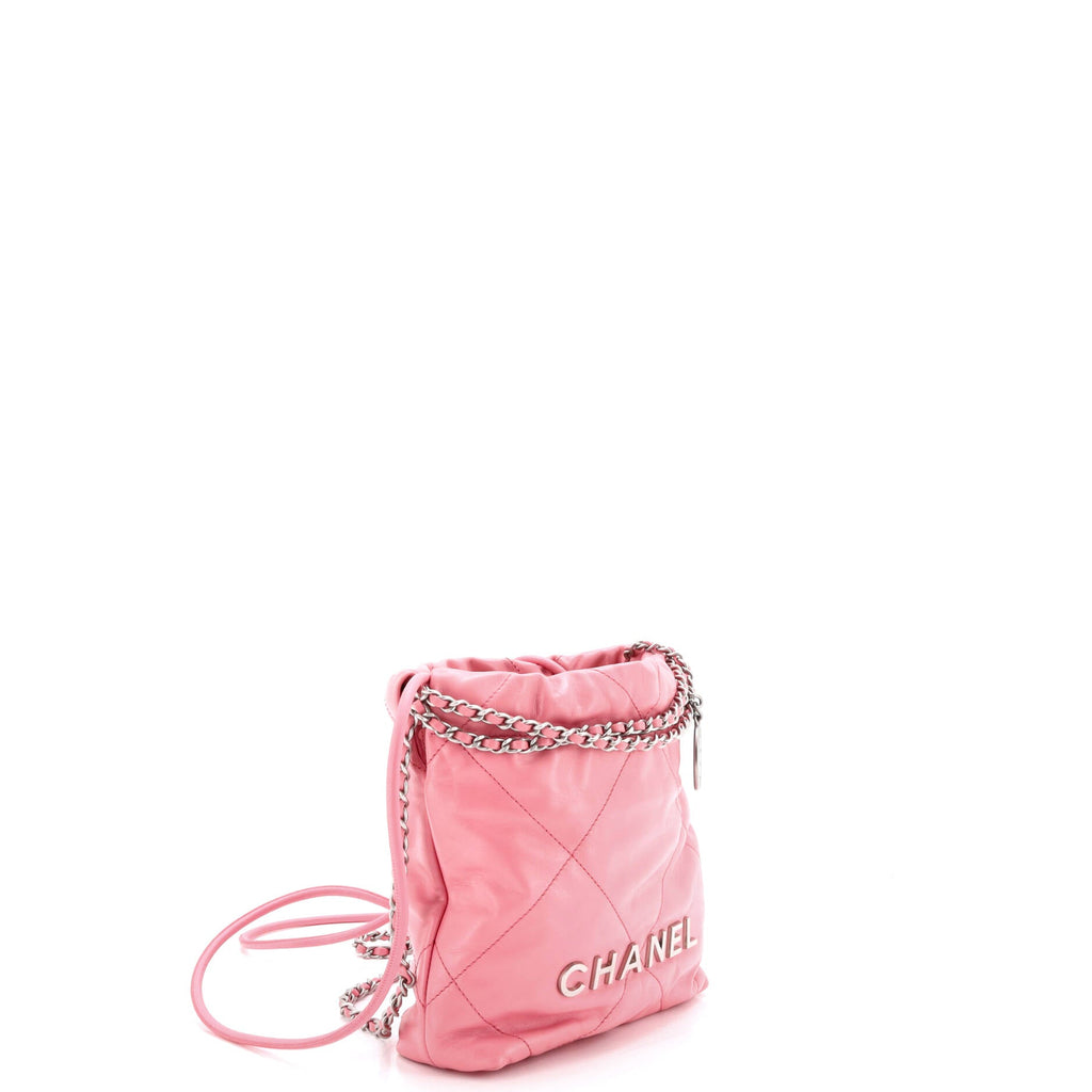 22 Chain Hobo Quilted Calfskin Mini
