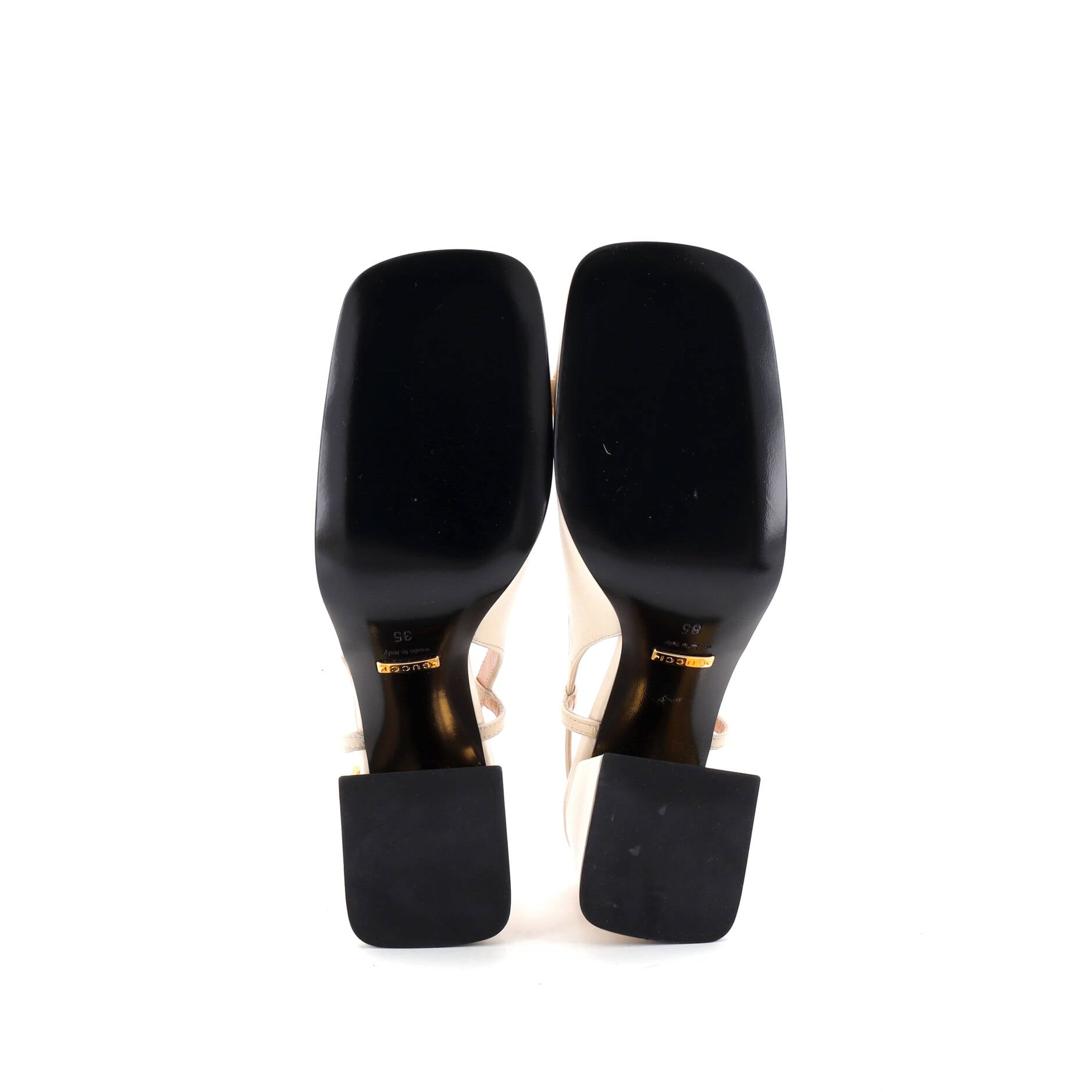 Women's Horsebit Slingback Pumps Leather