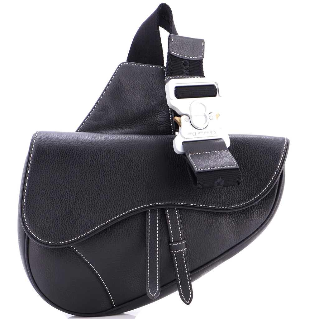 Saddle Crossbody Bag Leather Mini