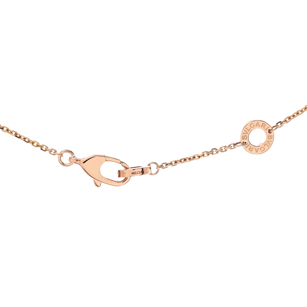 Divas' Dream Pendant Necklace 18K Rose Gold with Carnelian and Diamond Small