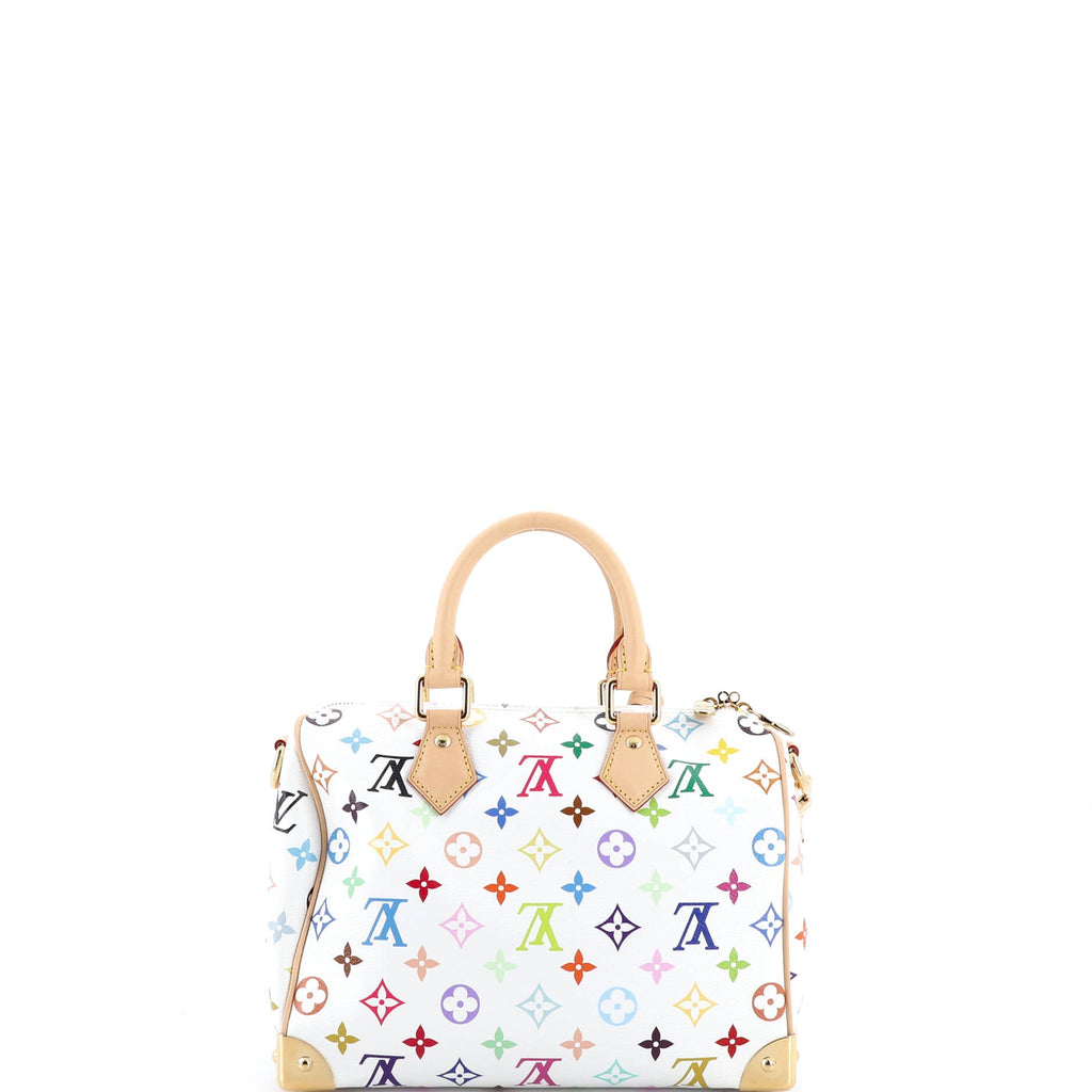 x Takashi Murakami Speedy Soft Bandouliere Bag Monogram Multicolor 25