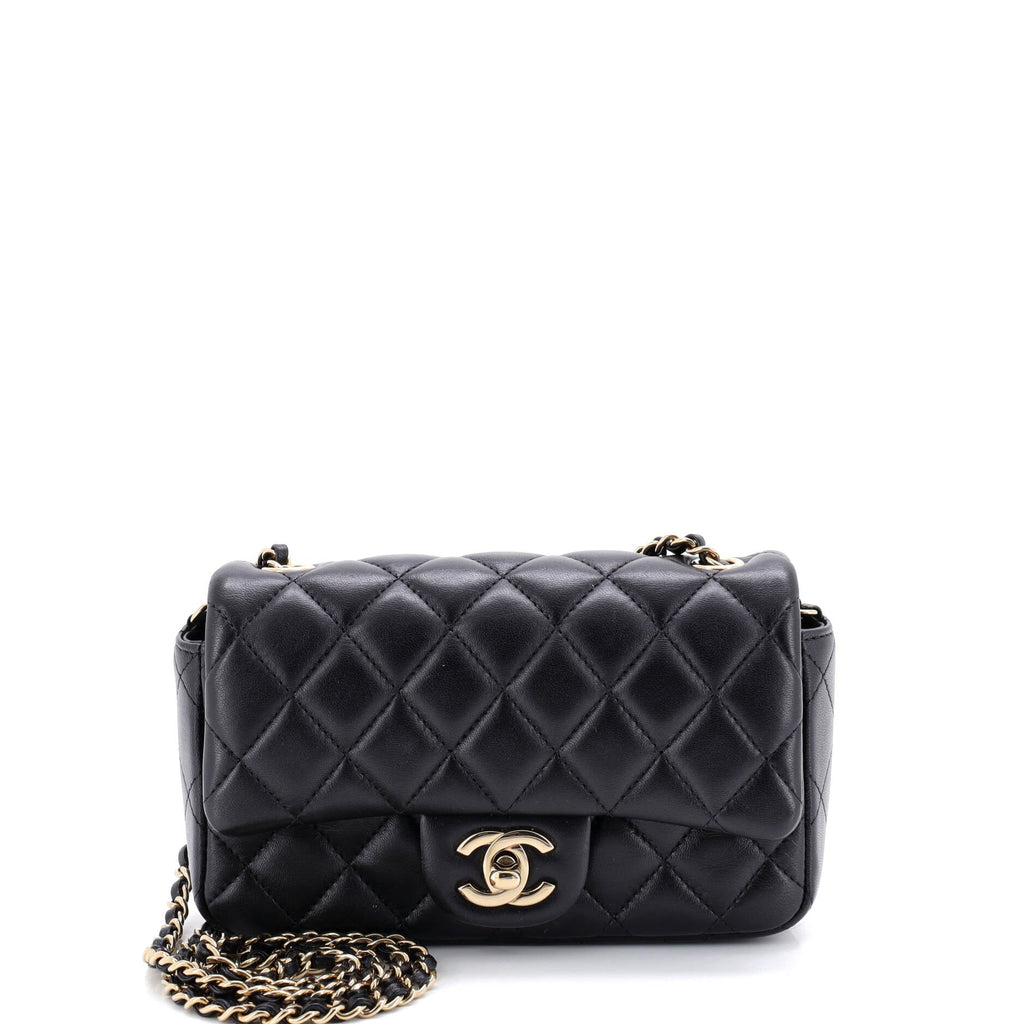 Classic Single Flap Bag Quilted Lambskin Mini