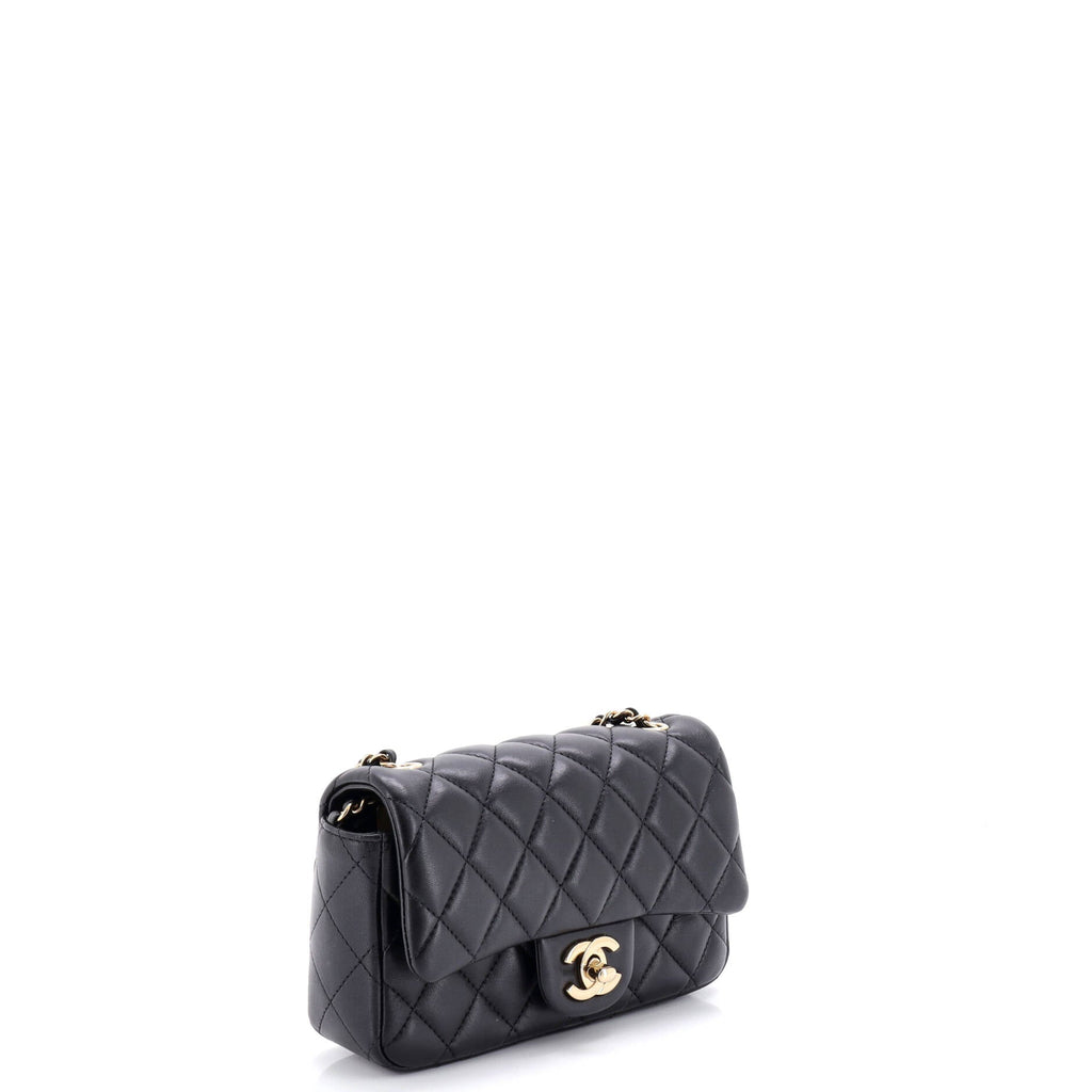 Classic Single Flap Bag Quilted Lambskin Mini