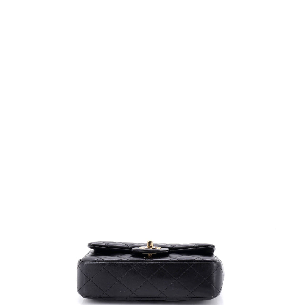 Classic Single Flap Bag Quilted Lambskin Mini